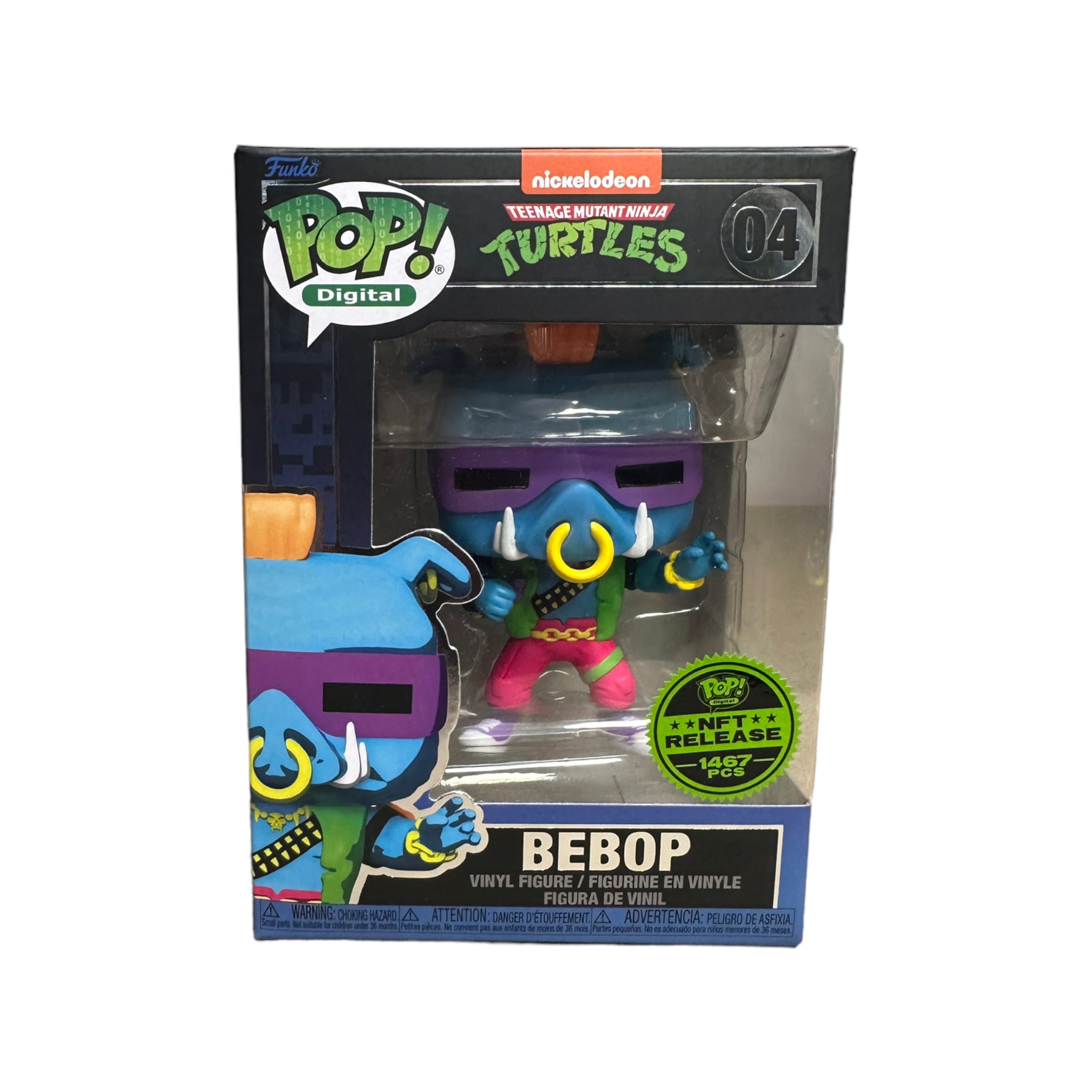 Bebop #04 Funko Pop! - Teenage Mutant Ninja Turtles - NFT Release Exclusive LE1467 Pcs - Condition 9/10