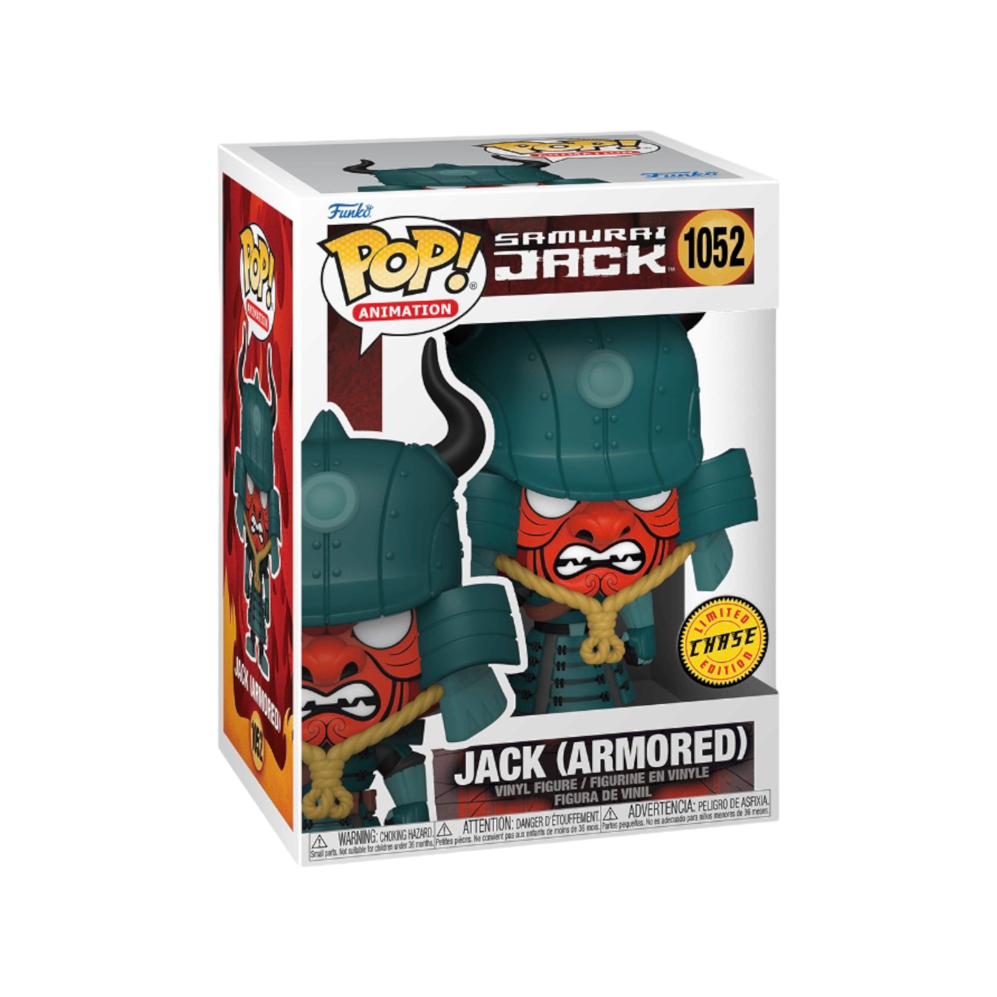Jack (Armored) #1052 (Masked Chase) Funko Pop! - Samurai Jack
