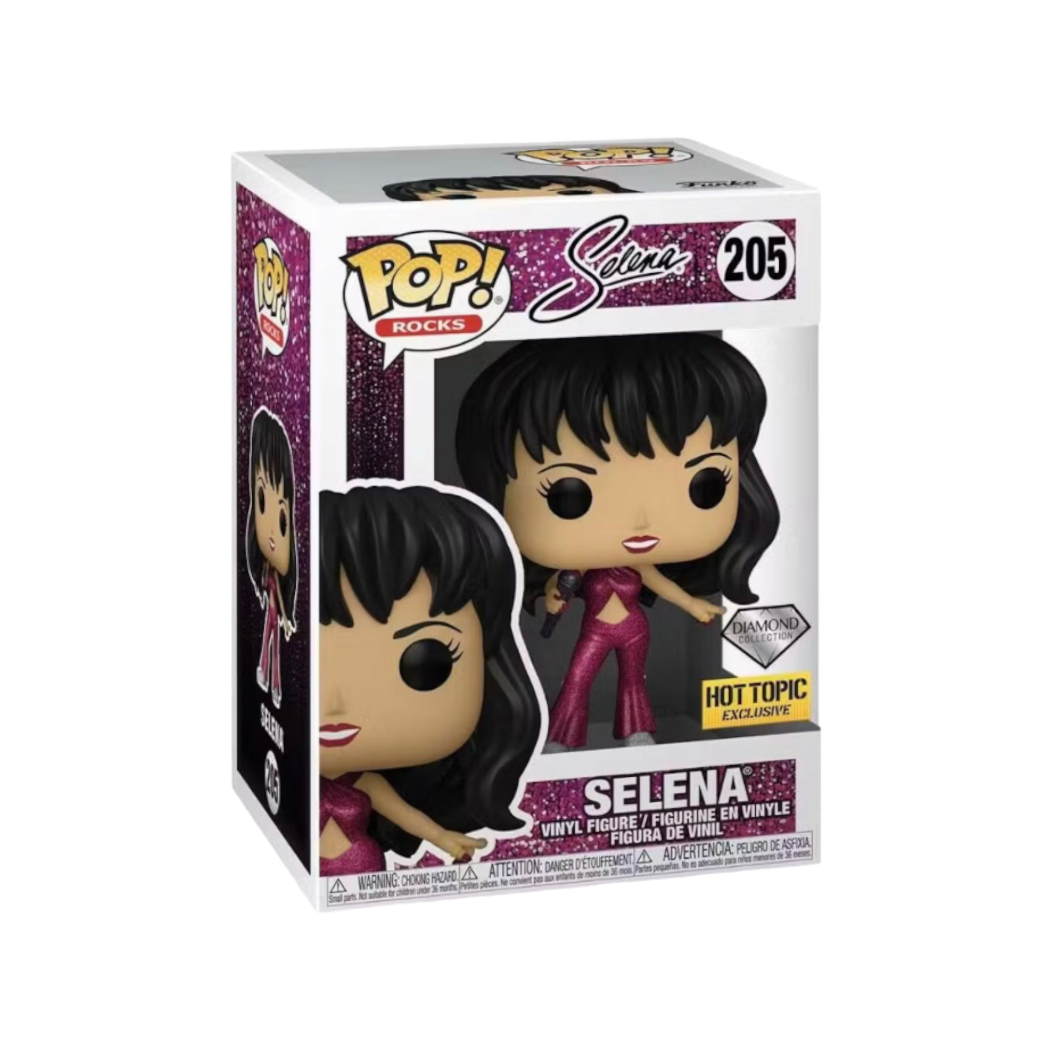 Selena #205 (Diamond Collection) Funko Pop! - Rocks - Hot Topic Exclusive