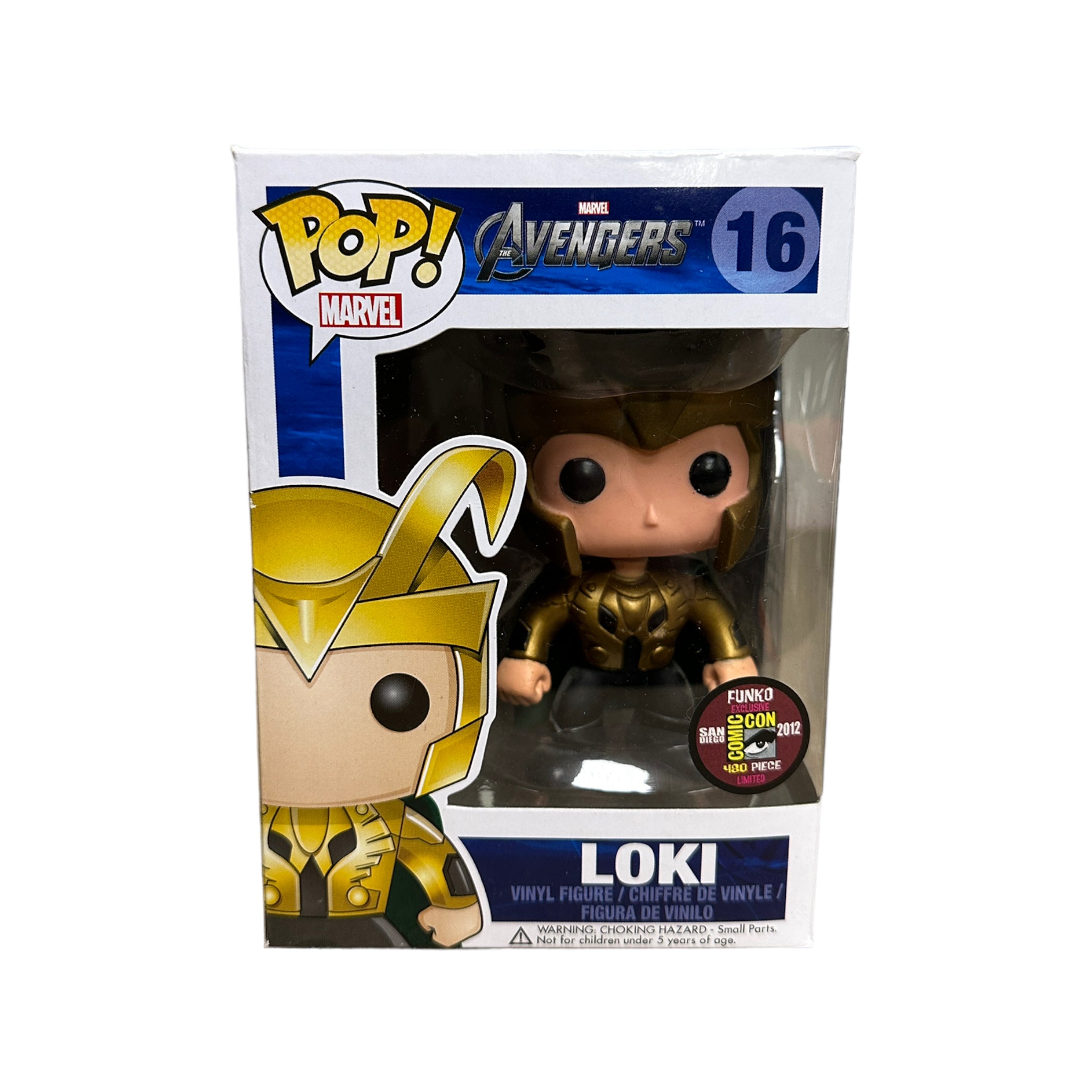 Loki #16 Funko Pop! - The Avengers - SDCC 2012 Exclusive LE480 Pcs - Condition 8.75/10