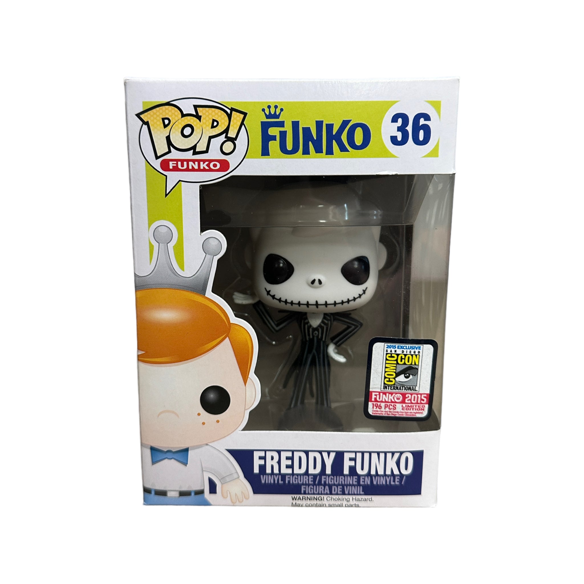 Freddy Funko as Jack Skellington #36 Funko Pop! - SDCC 2015 Exclusive LE196 Pcs - Condition 7.5/10