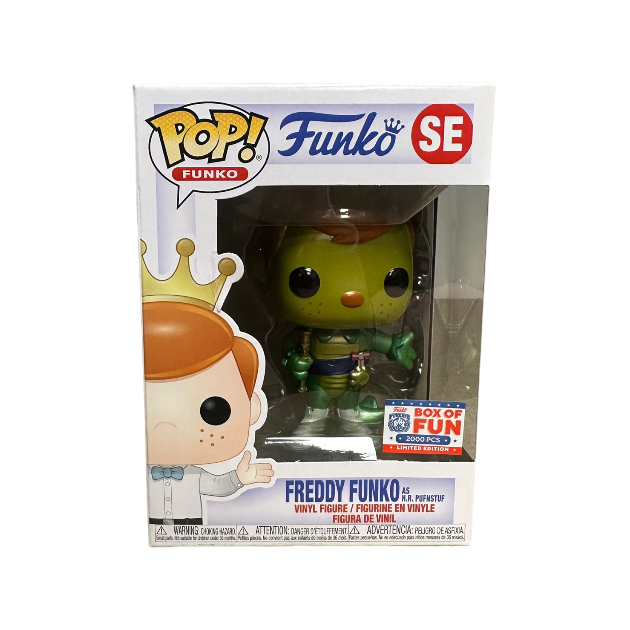 Freddy Funko as H.R. Pufnstuf (Metallic) Funko Pop! - Sid & Marty Krofft Pictures - Virtual Funkon 2021 Box of Fun Exclusive LE2000 Pcs - Condition 8/10