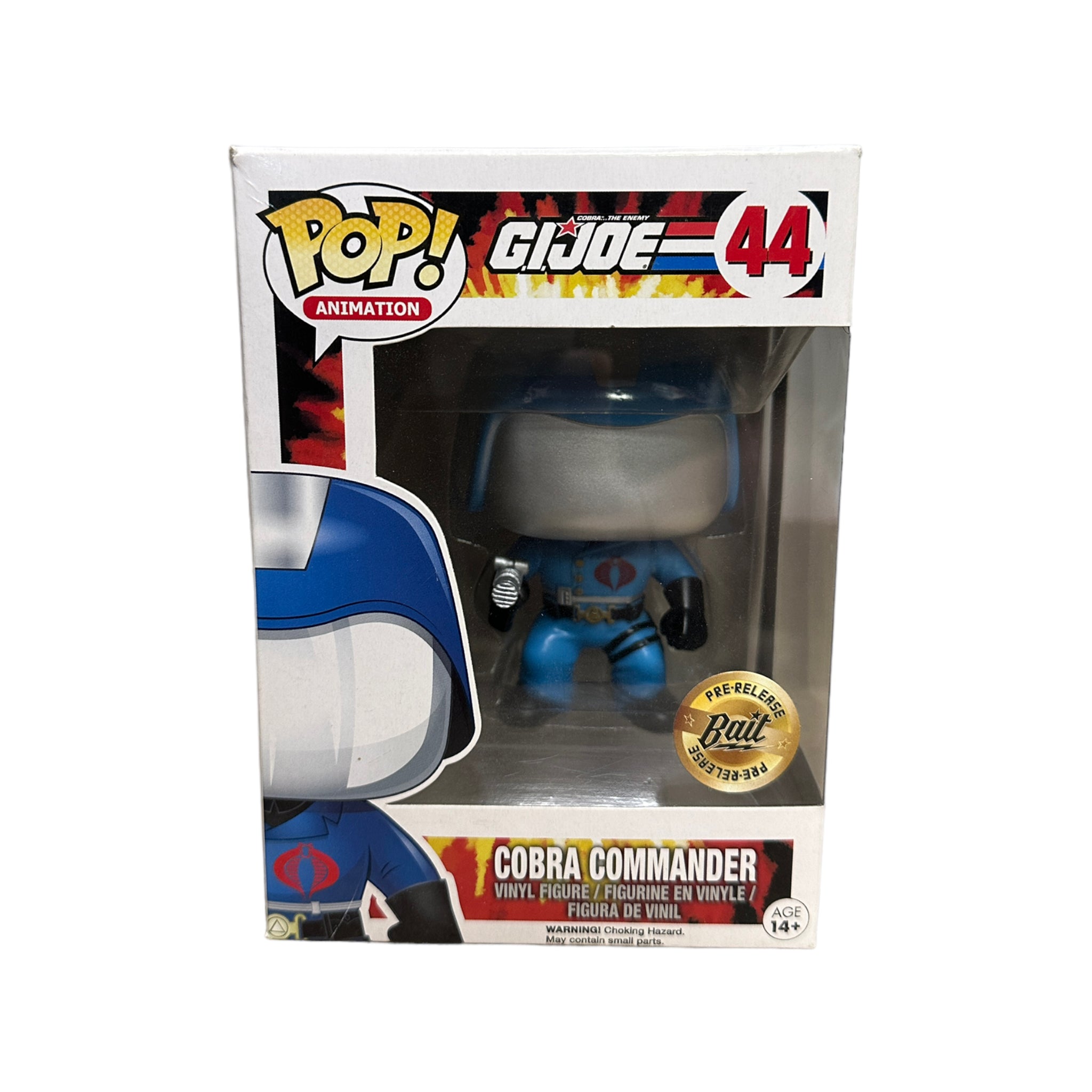Cobra Commander #44 Funko Pop! - G.I. Joe - BAIT Pre-Release Exclusive - Condition 7.5/10