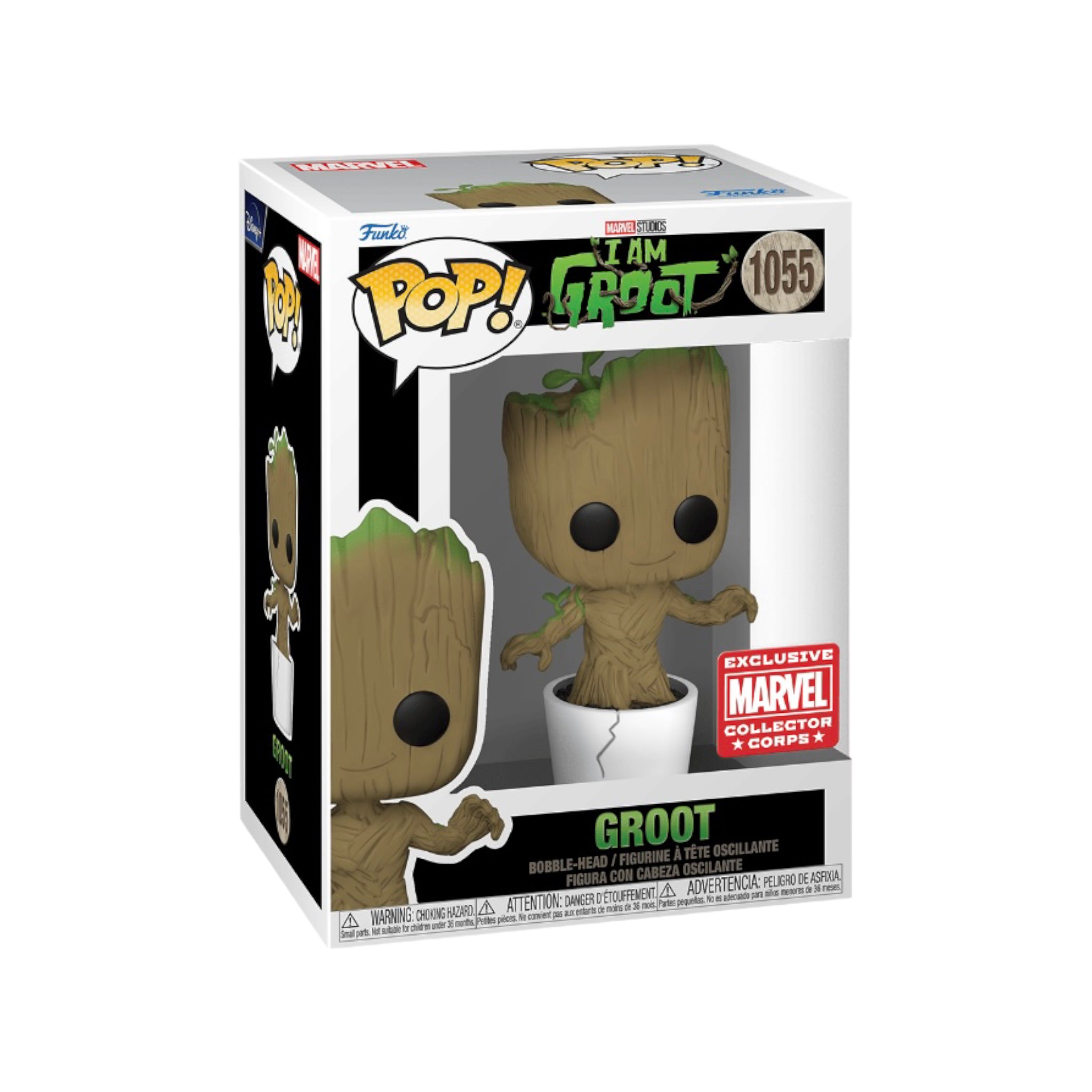Groot #1055 Funko Pop! - I Am Groot - Marvel Collector Corps Exclusive