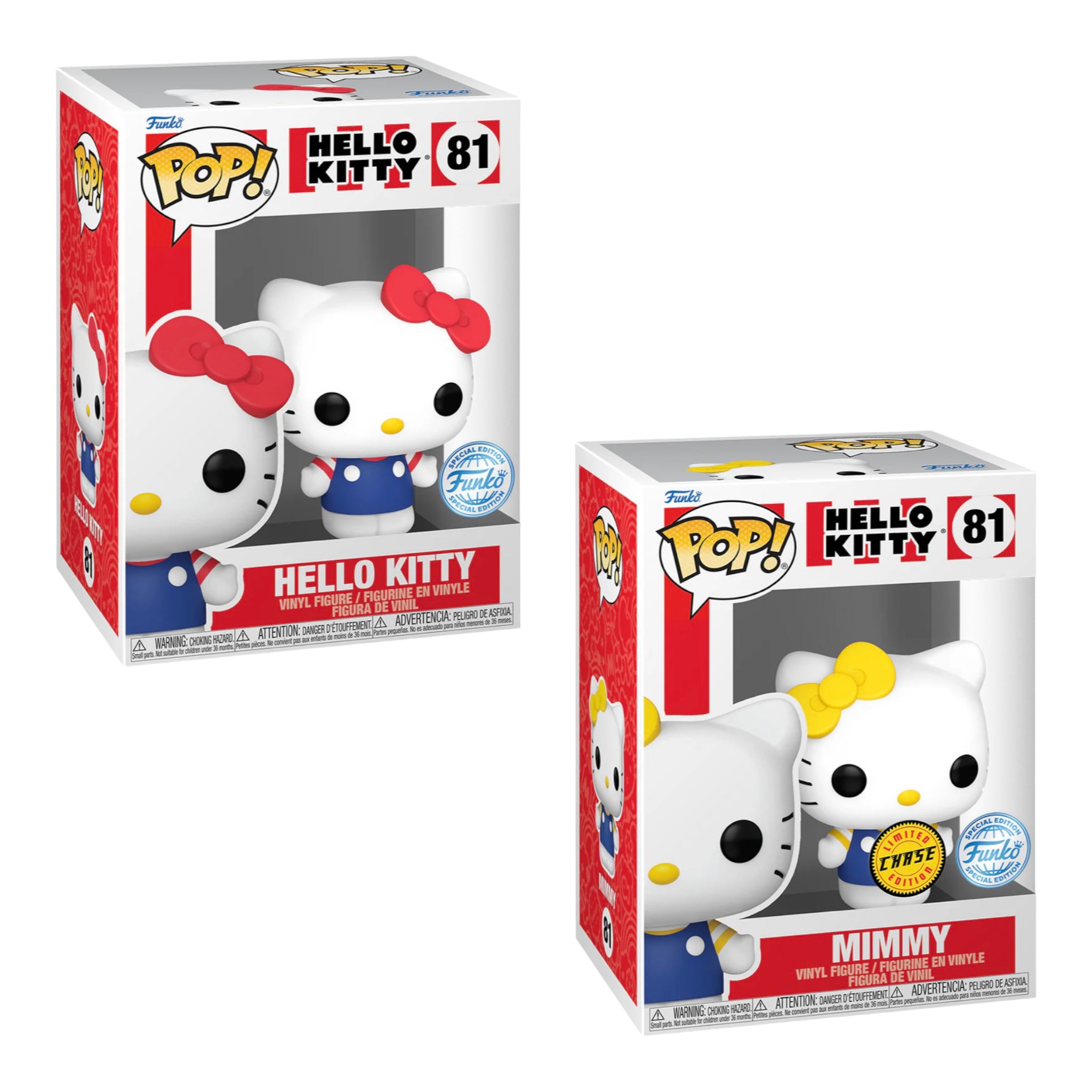 Hello Kitty & Mimmy Chase #81 Funko Pop Bundle! - Hello Kitty - Special Edition