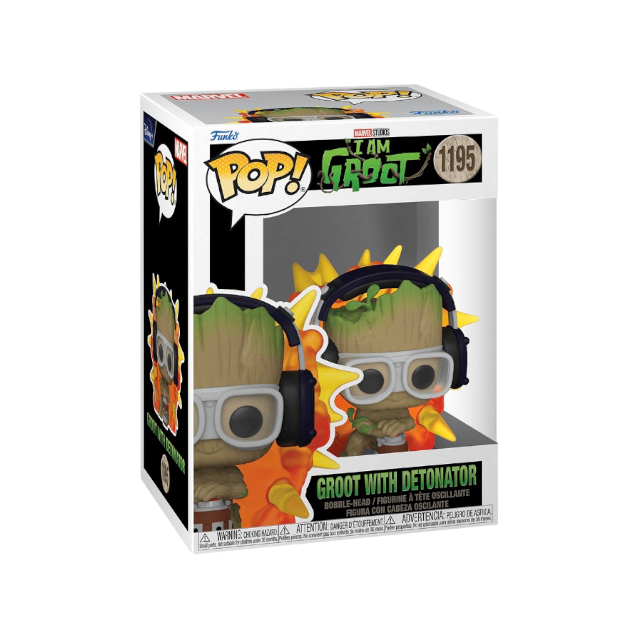 Groot with Detonator #1195 Funko Pop! - I am Groot