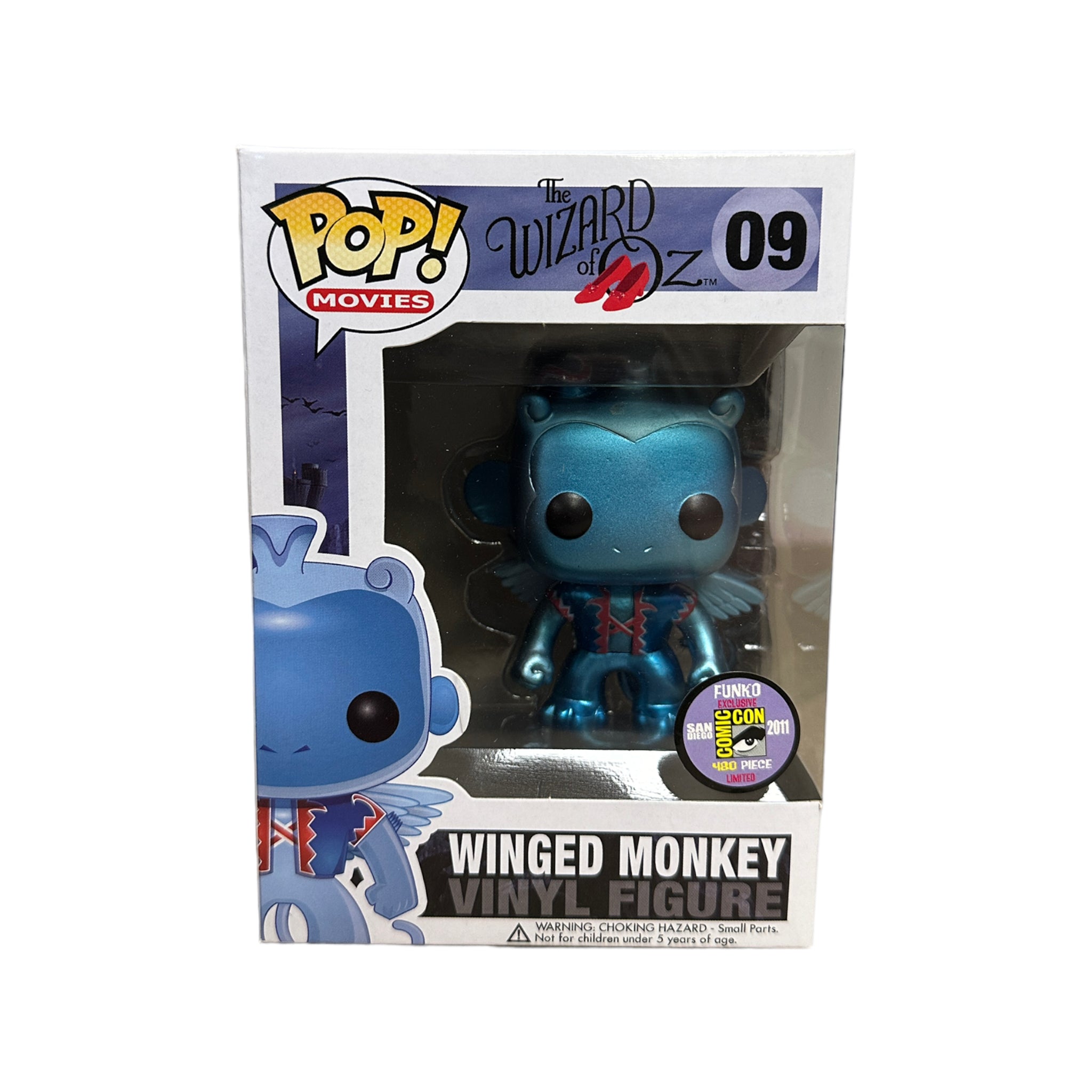 Winged Monkey #09 (Metallic) Funko Pop! - The Wizard of Oz - SDCC 2011 Exclusive LE480 Pcs - Condition 8.75/10