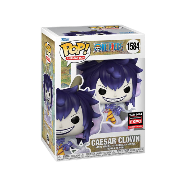 Funko Pop! Animation One Piece Caesar Clown 1584 Exclusivo Original - Moça do Pop - Funko Pop é aqui