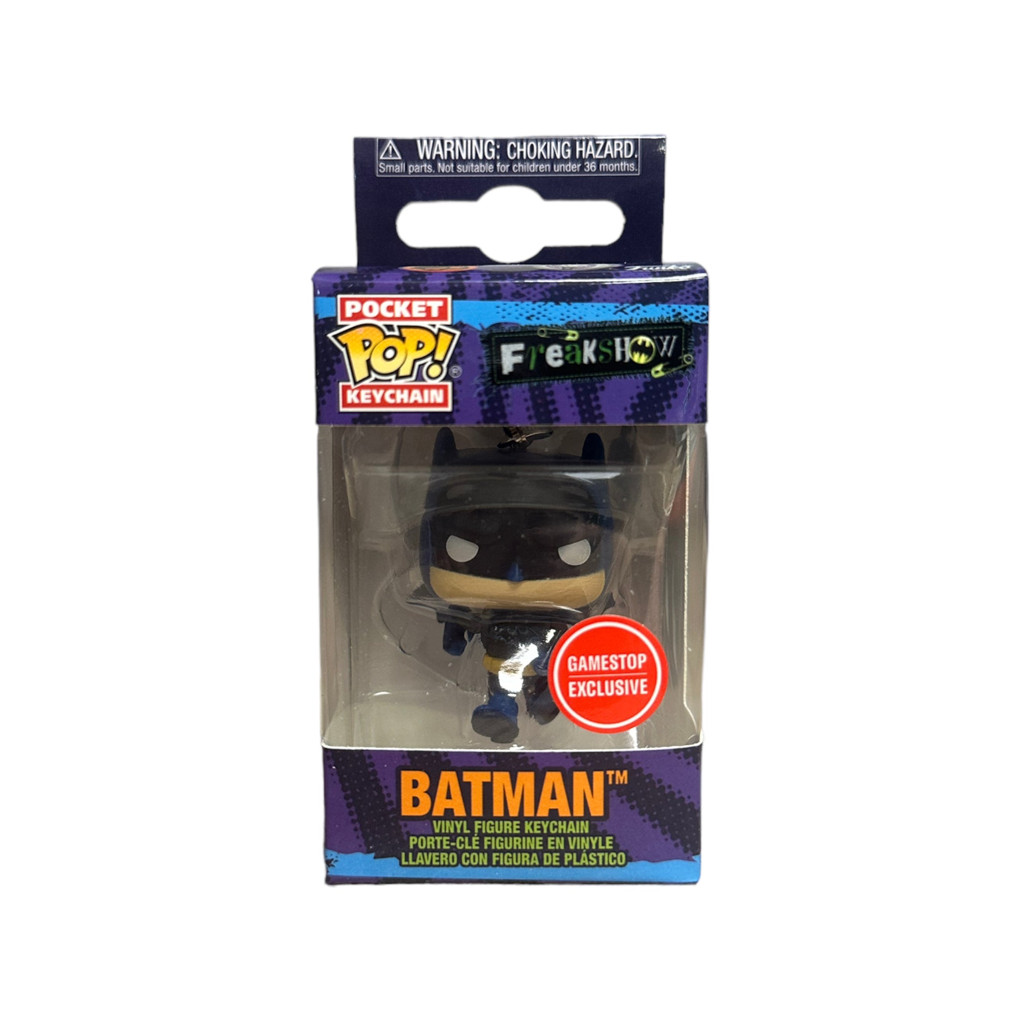 Batman Funko Pocket Pop! Keychain - Batman Gotham Freakshow - GameStop Exclusive