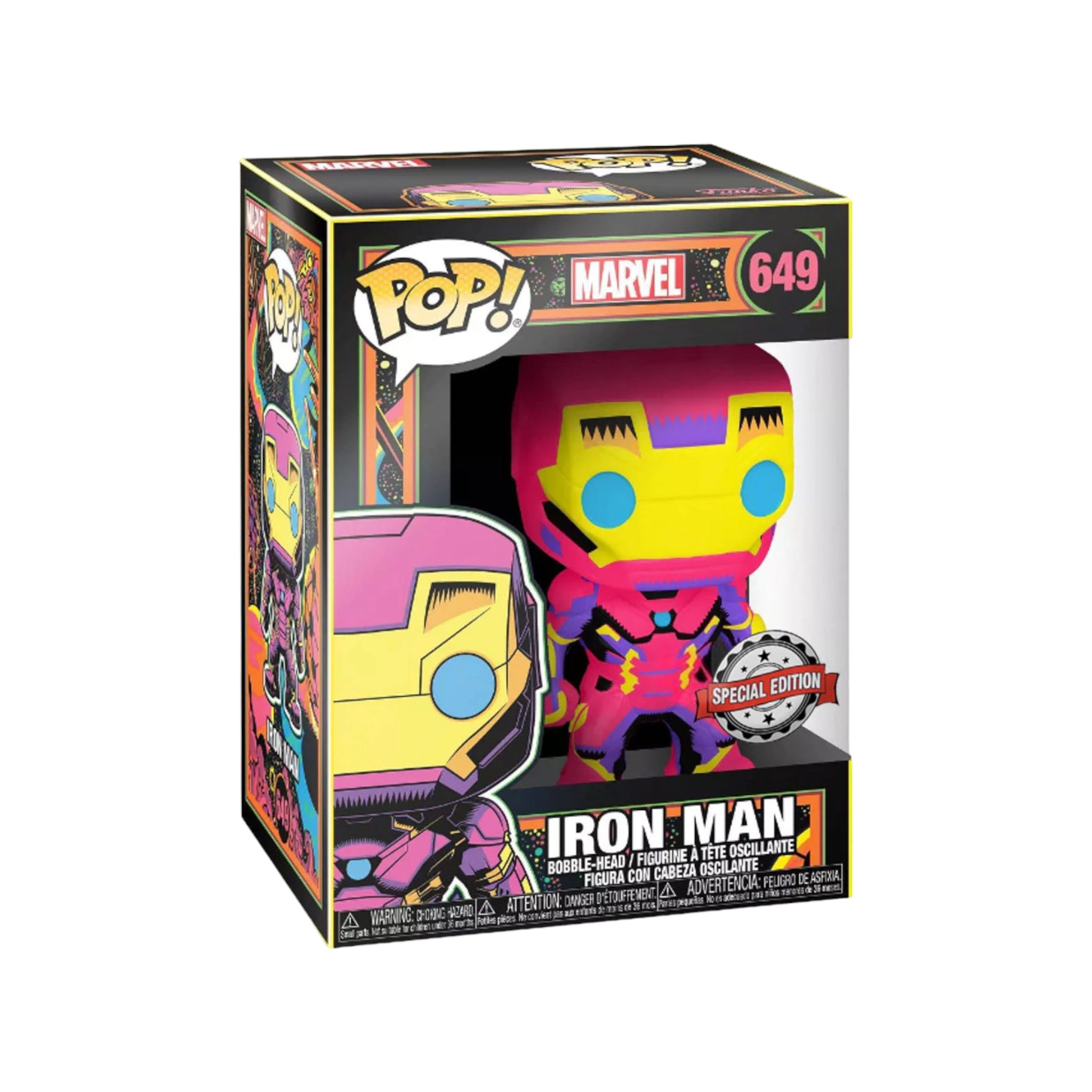 Iron Man #649 (Black Light) Funko Pop! - Marvel - Special Edition