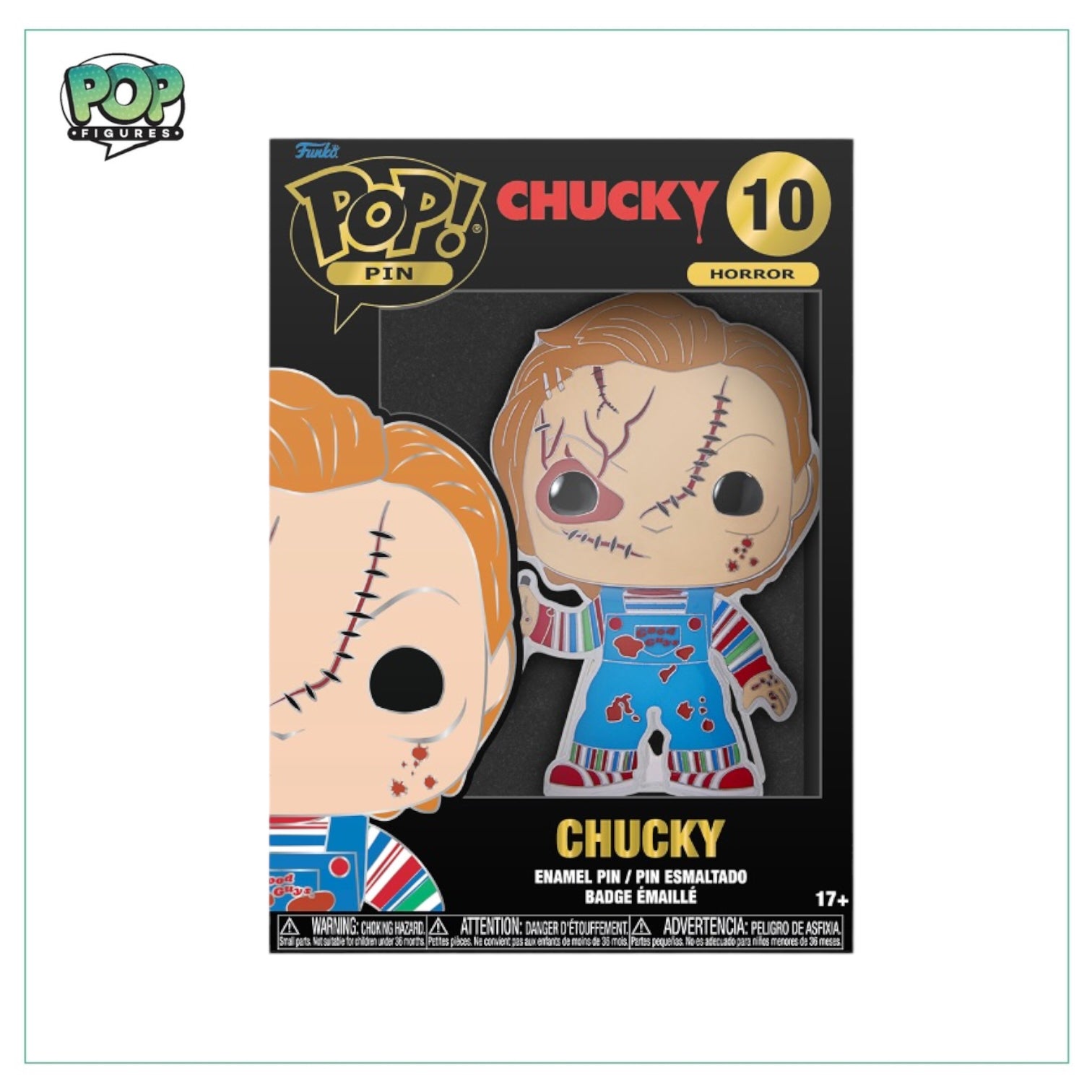 Chucky #10 Funko Enamel Pop! Pin - Chucky