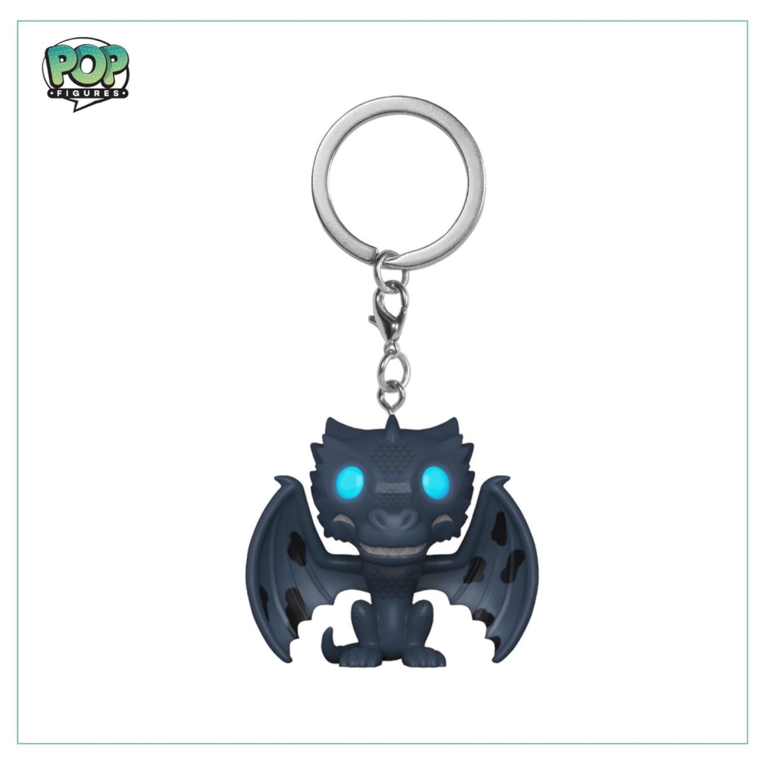 Icy Viserion Pocket Pop Keychain! - Game Of Thrones - Television