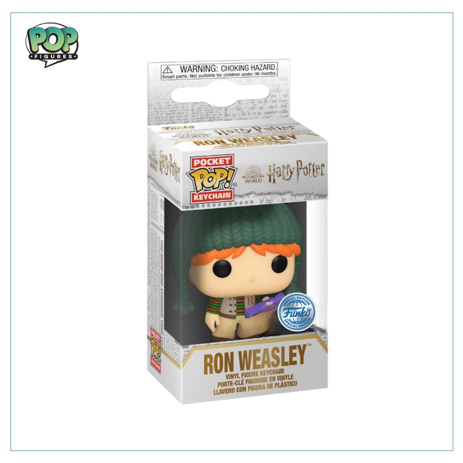 Ron Weasley Pocket Pop Keychain! Harry Potter - Funko Special Edition