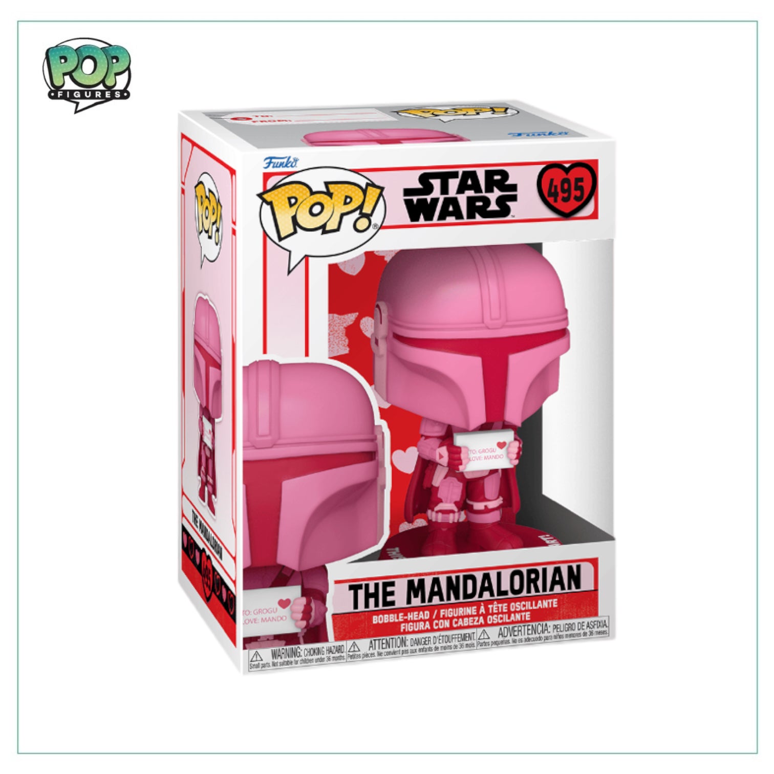 The Mandalorian #495 Funko Pop! - Star Wars Valentine