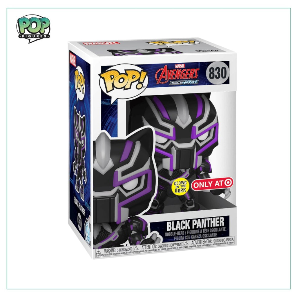 Funko POP Marvel Avengers Black Panther Glow In The Dark Exclusive