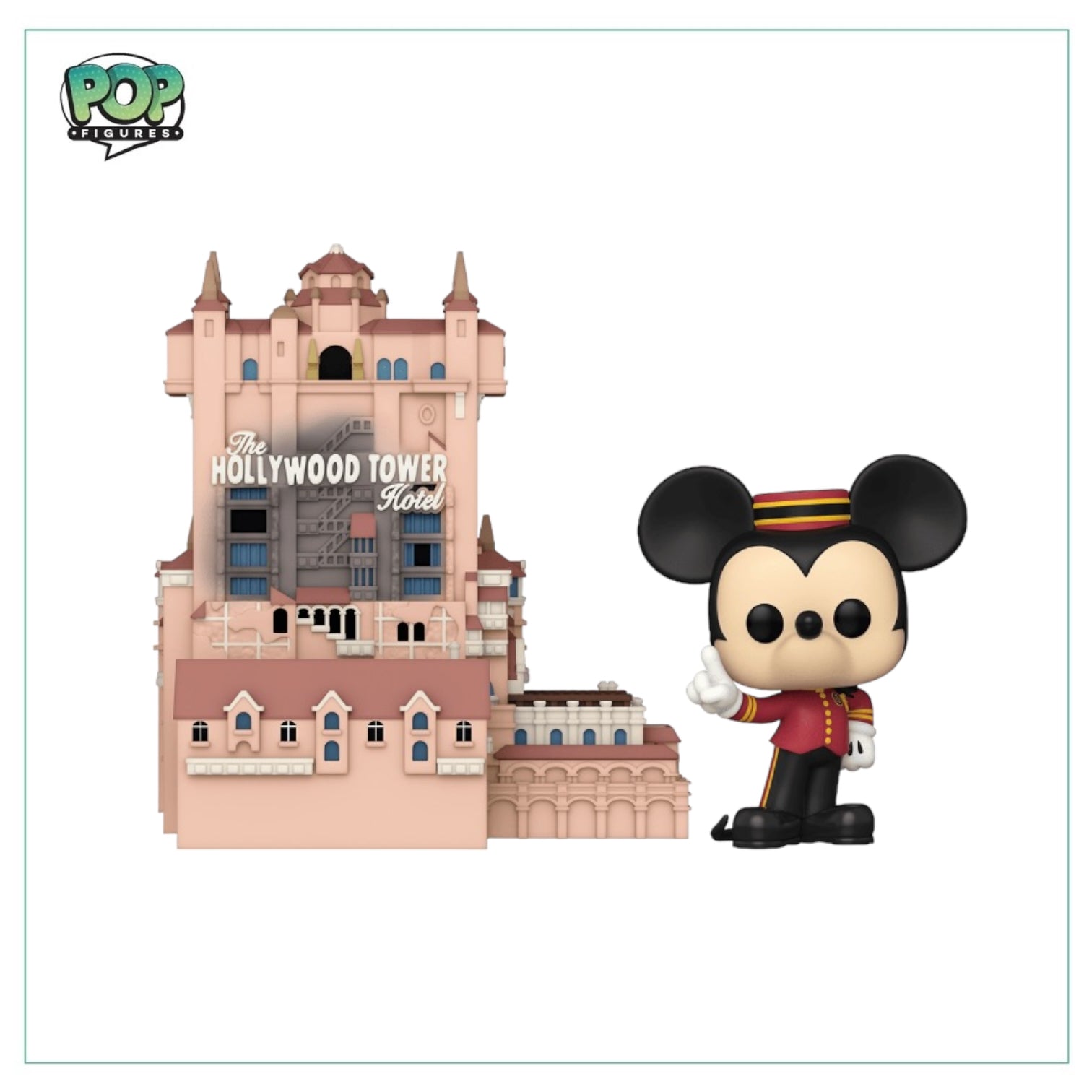Hollywood Tower Hotel and Mickey Mouse #31 Town Funko Pop! - Walt Disney World 50th