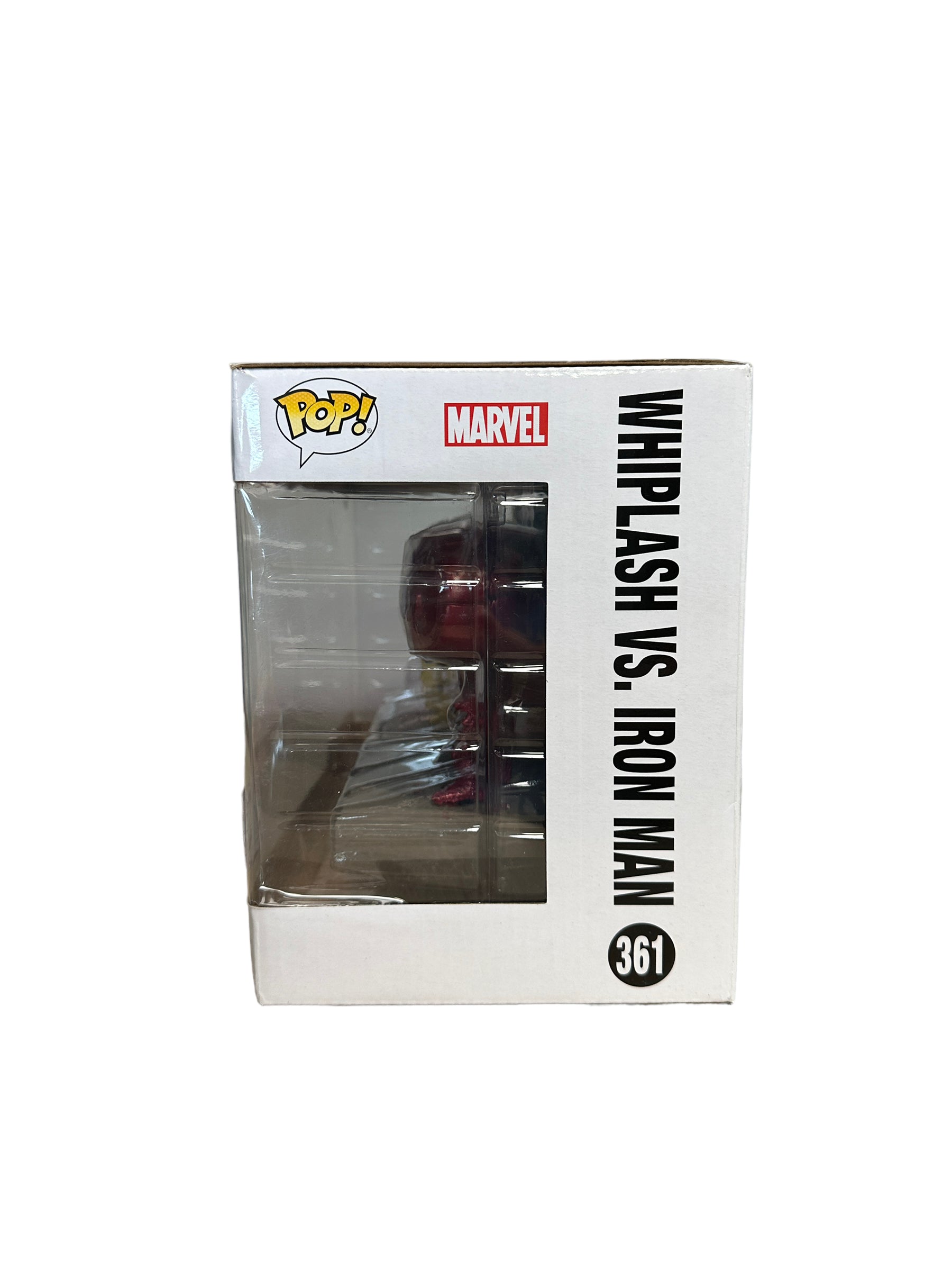 Whiplash Vs. Iron Man #361 Funko Pop Movie Moments! - Marvel Studios First Ten Years - Marvel Collector Corps Exclusive - Condition 7.5/10