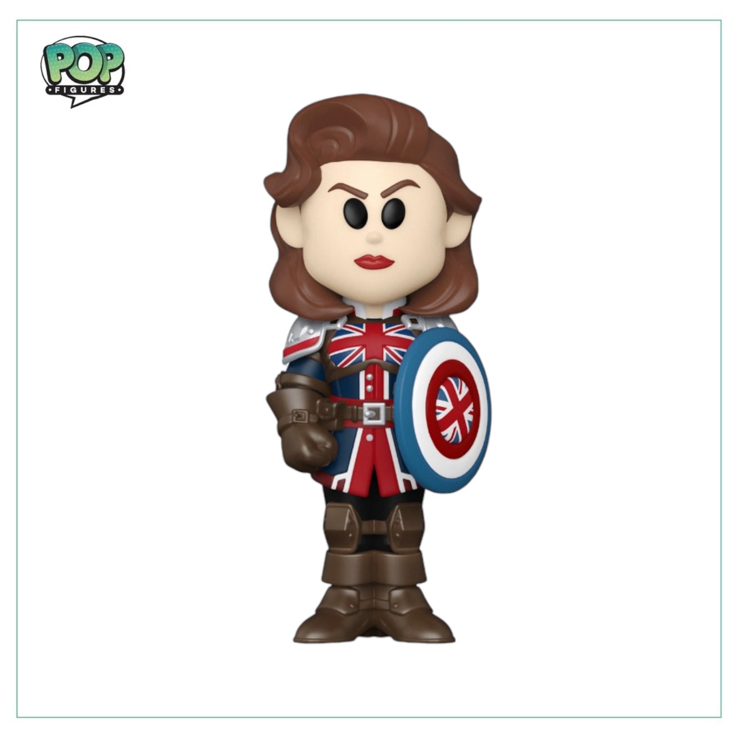 Captain Carter Funko Soda Vinyl Figure! - Marvel - What If...? - Chance Of Chase