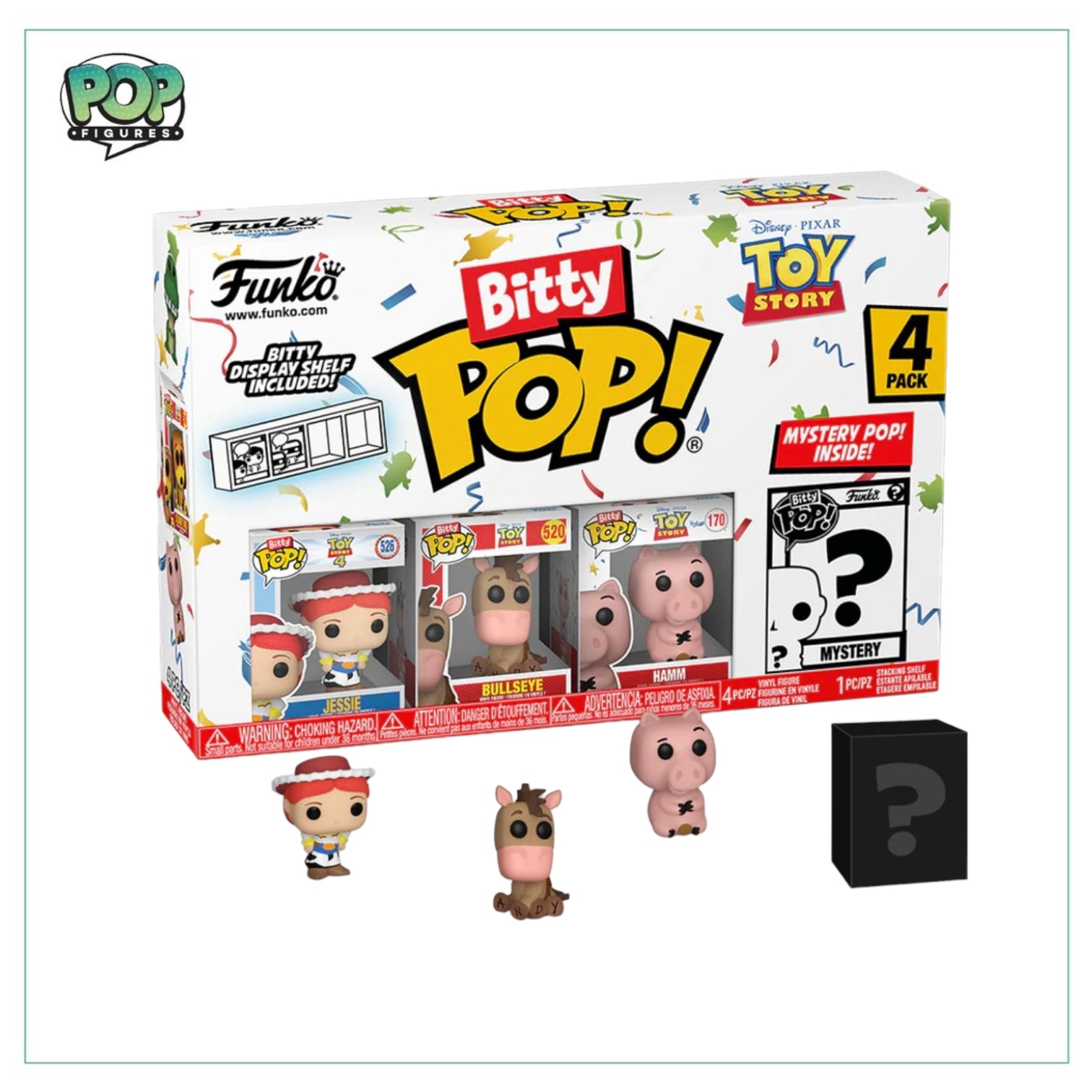 Jessie 4 pack Bitty POP! - Toy Story - Chance of Chase