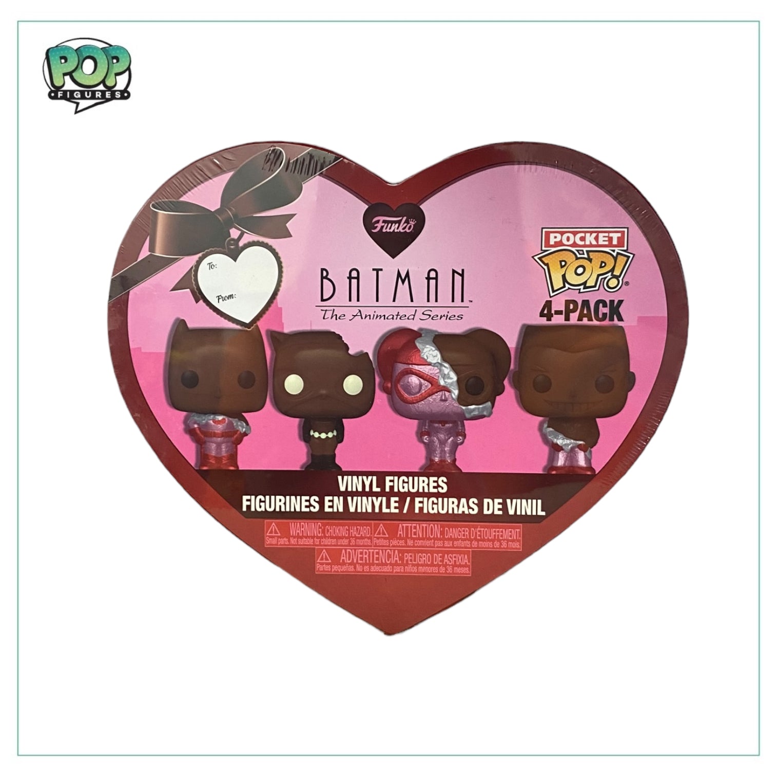 DC Funko Pocket Pop 4 Pack - Valentine Chocolate box