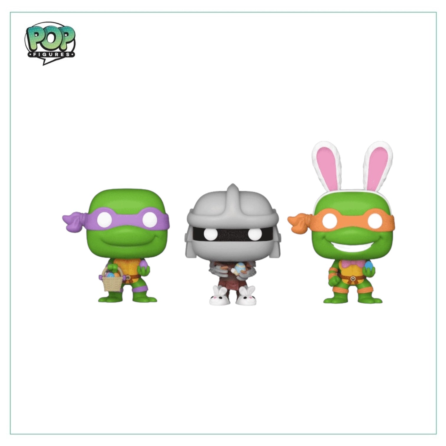 Donatello, Michelangelo, Shredder Funko Carrot Pocket Pop - Teenage Mutant Ninja Turtles