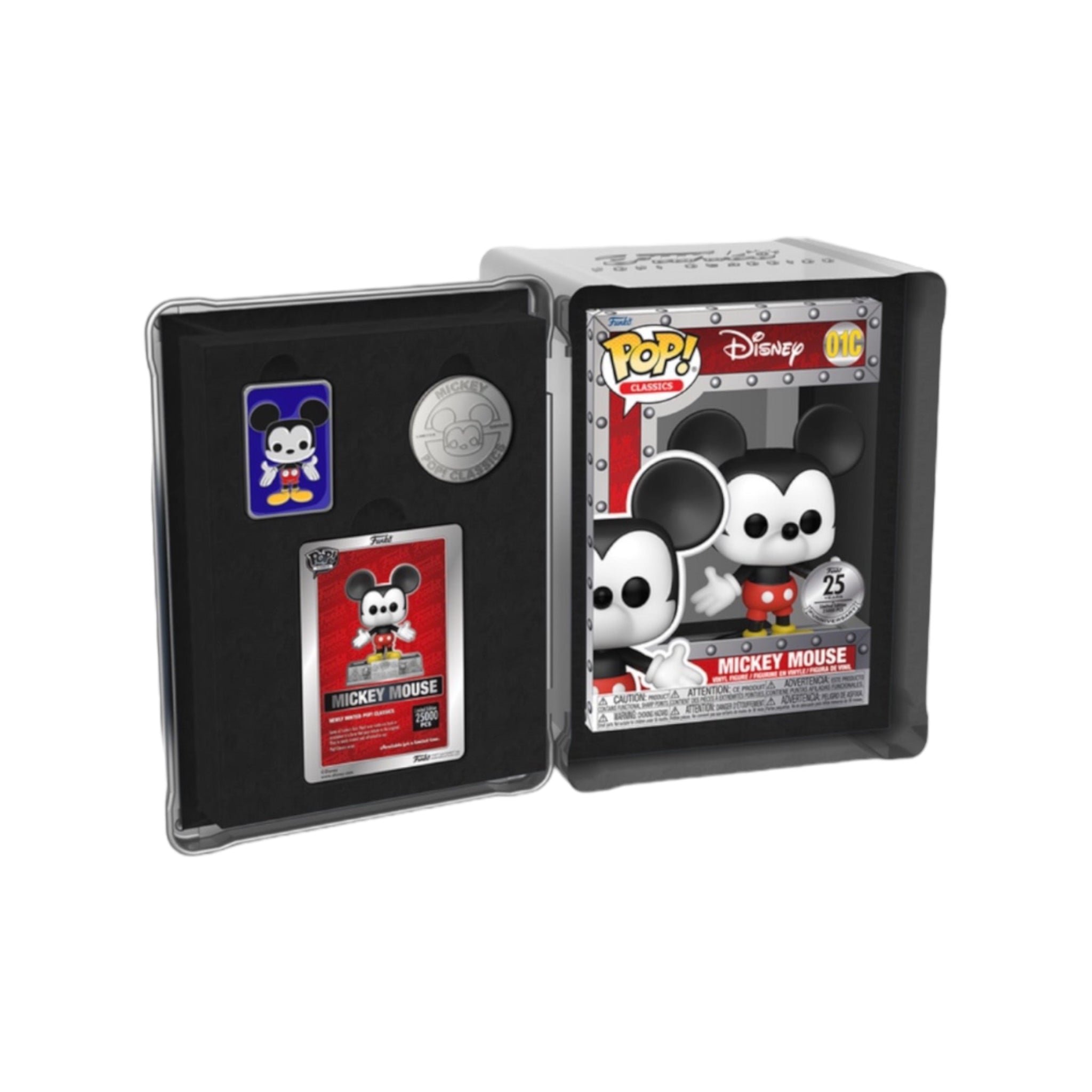 Mickey Mouse 25th Anniversary Funko Pop Classics! - Disney - Funko Shop Exclusive LE25000 Pcs - Sealed