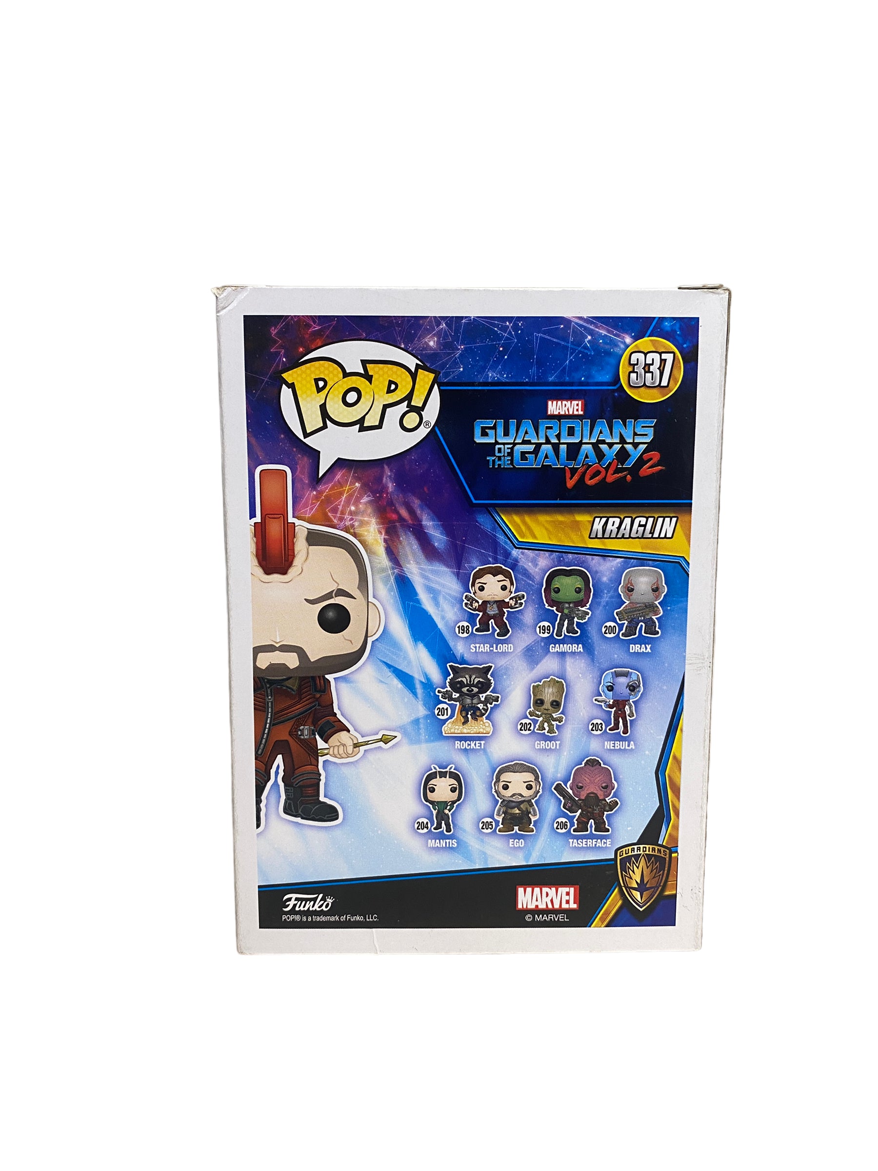 Kraglin #337 Funko Pop! - Guardians Of The Galaxy Vol.2 - SDCC 2018 Official Convention Exclusive - Condition 7.5/10