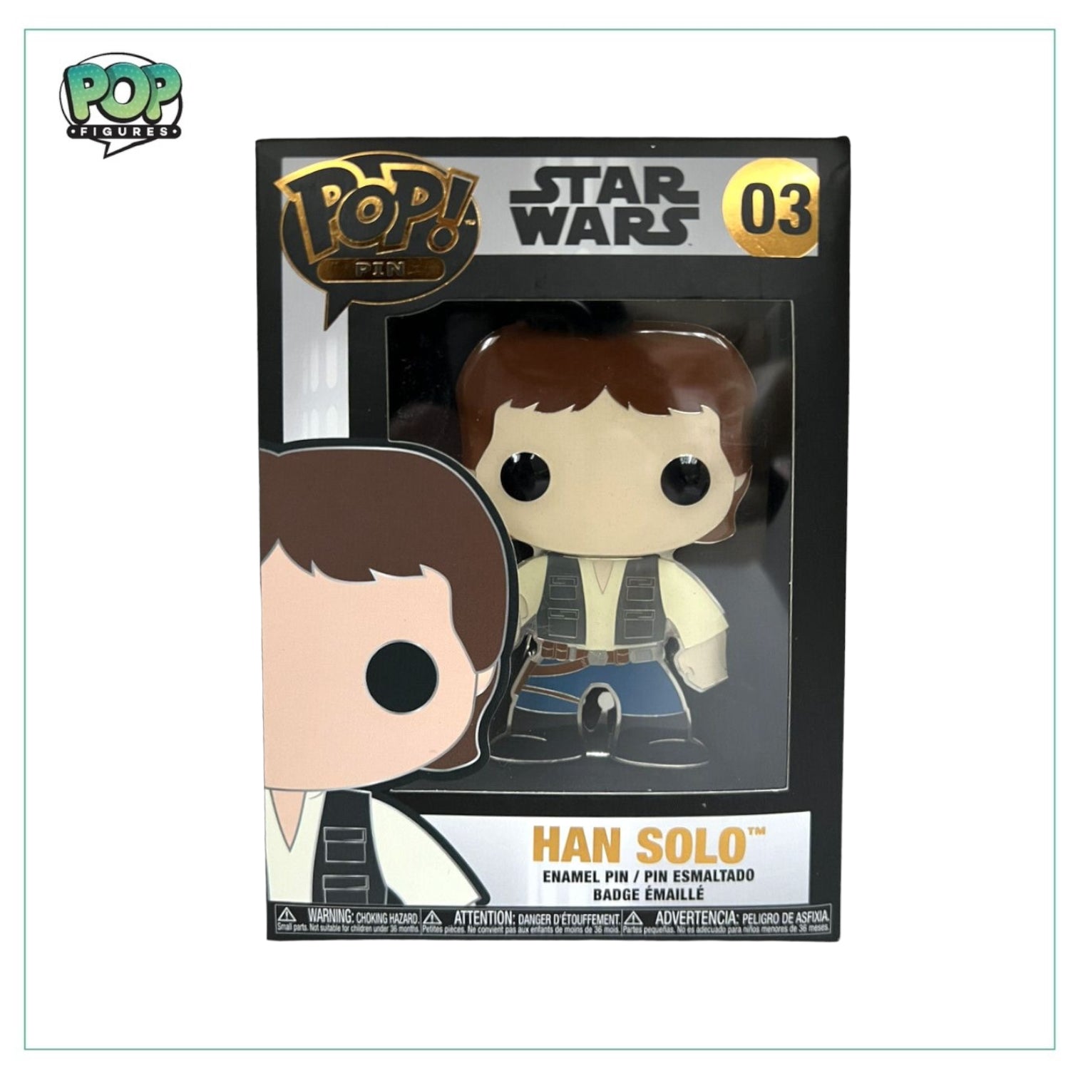 Han Solo #03 Funko Pop Pin! - Star Wars