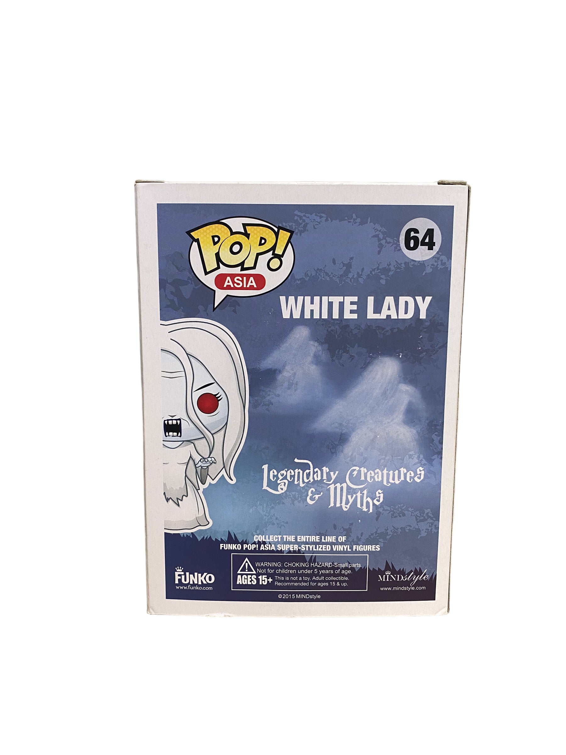 White Lady #64 (Glows in the Dark) Funko Pop! - Legendary Creatures & Myths - 2016 Asia Exclusive - Condition 7/10