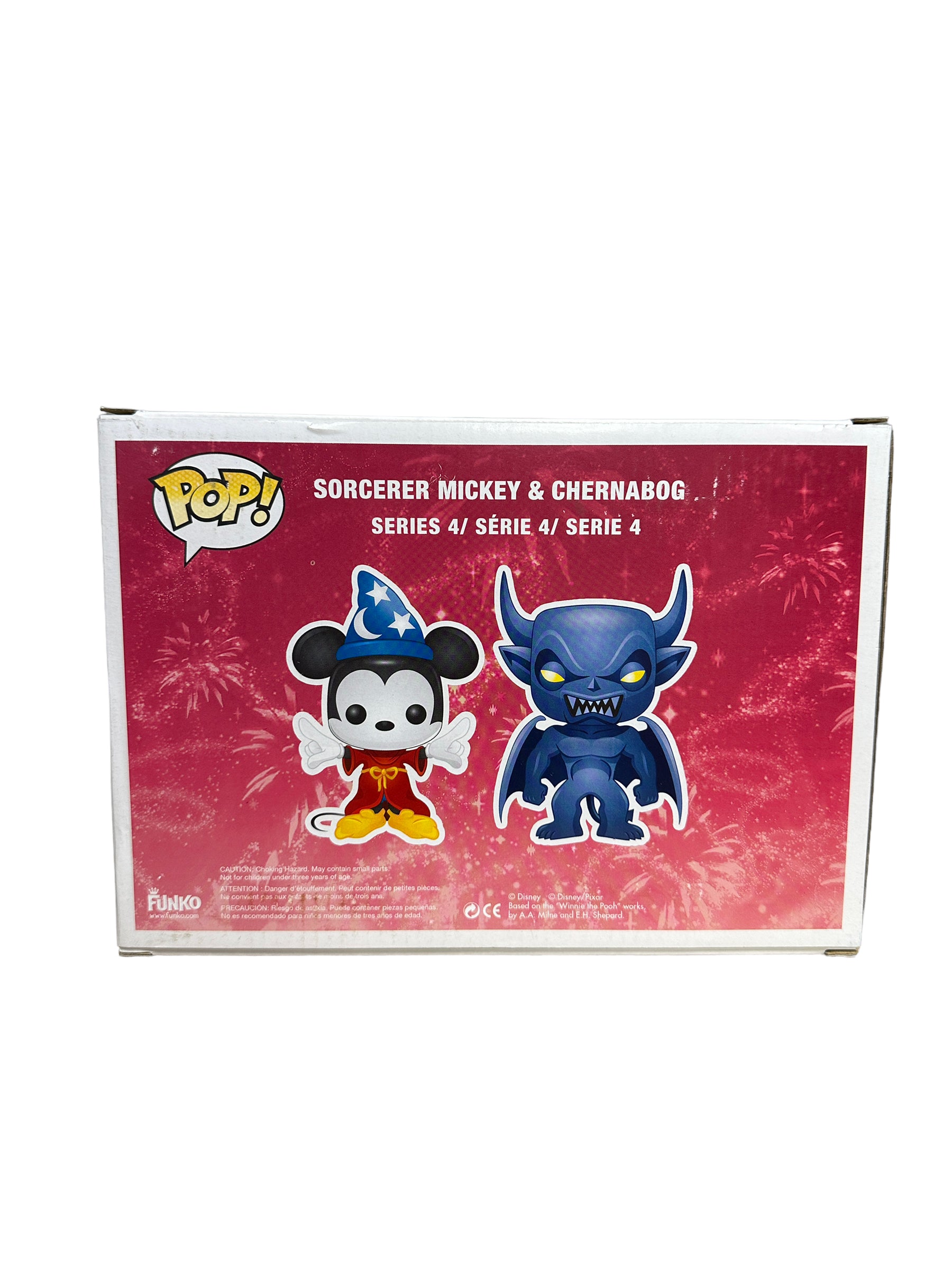Sorcerer Mickey & Chernabog (Metallic) 2 Pack Funko Pop! - Disney Series 4 - SDCC Disney Store 2012 Exclusive LE480 Pcs - Condition 8/10