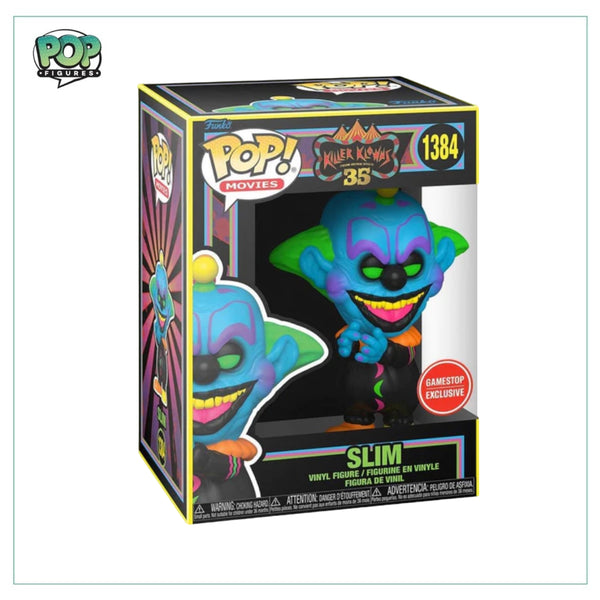 Slim #1384 (Blacklight) Funko Pop! - Killer Klowns from Outer Space - Gamestop Exclusive