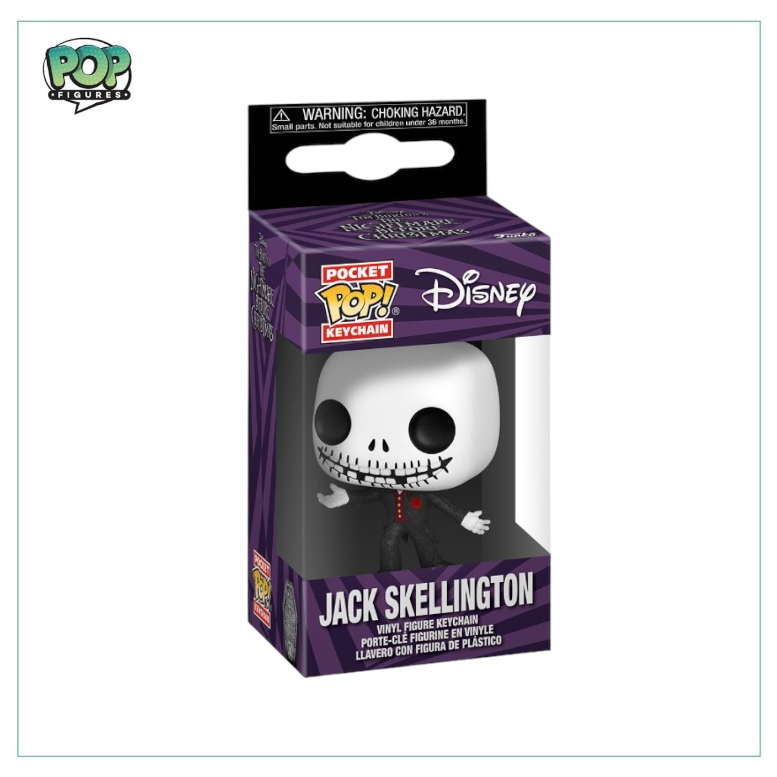 Jack Skellington Pocket Pop! Keychain - The Nightmare before Christmas