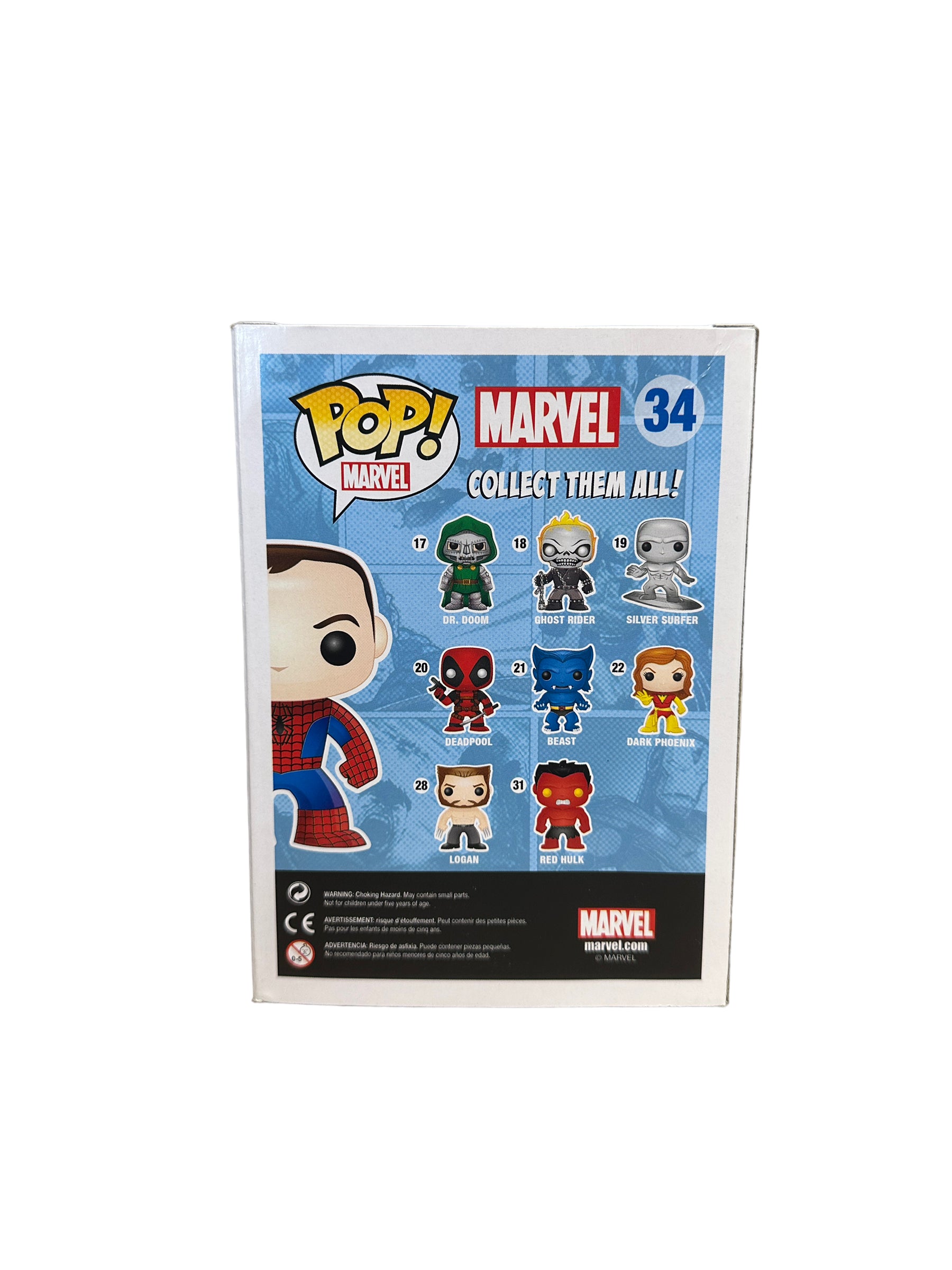 Peter Parker #34 (Unmasked) Funko Pop! - Marvel - LA Comic Con Exclusive - Condition 8.5/10
