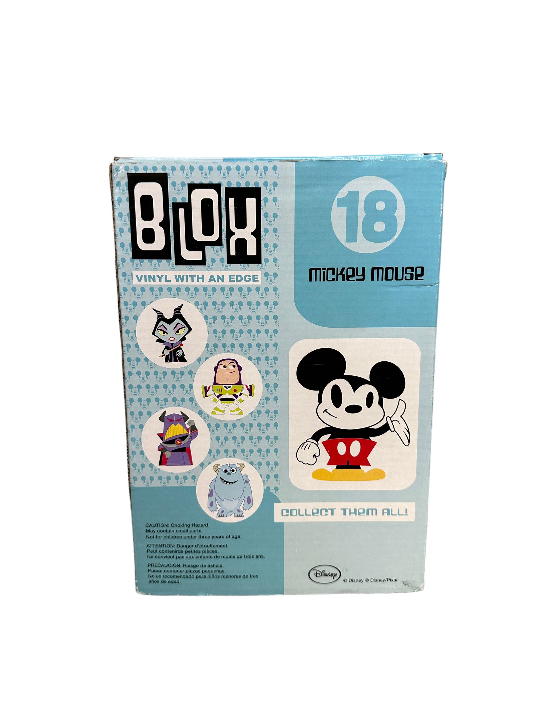 Mickey Mouse Funko Blox Vinyl Figure! - Disney - SDCC 2012 Exclusive LE480 Pcs - Condition 7/10