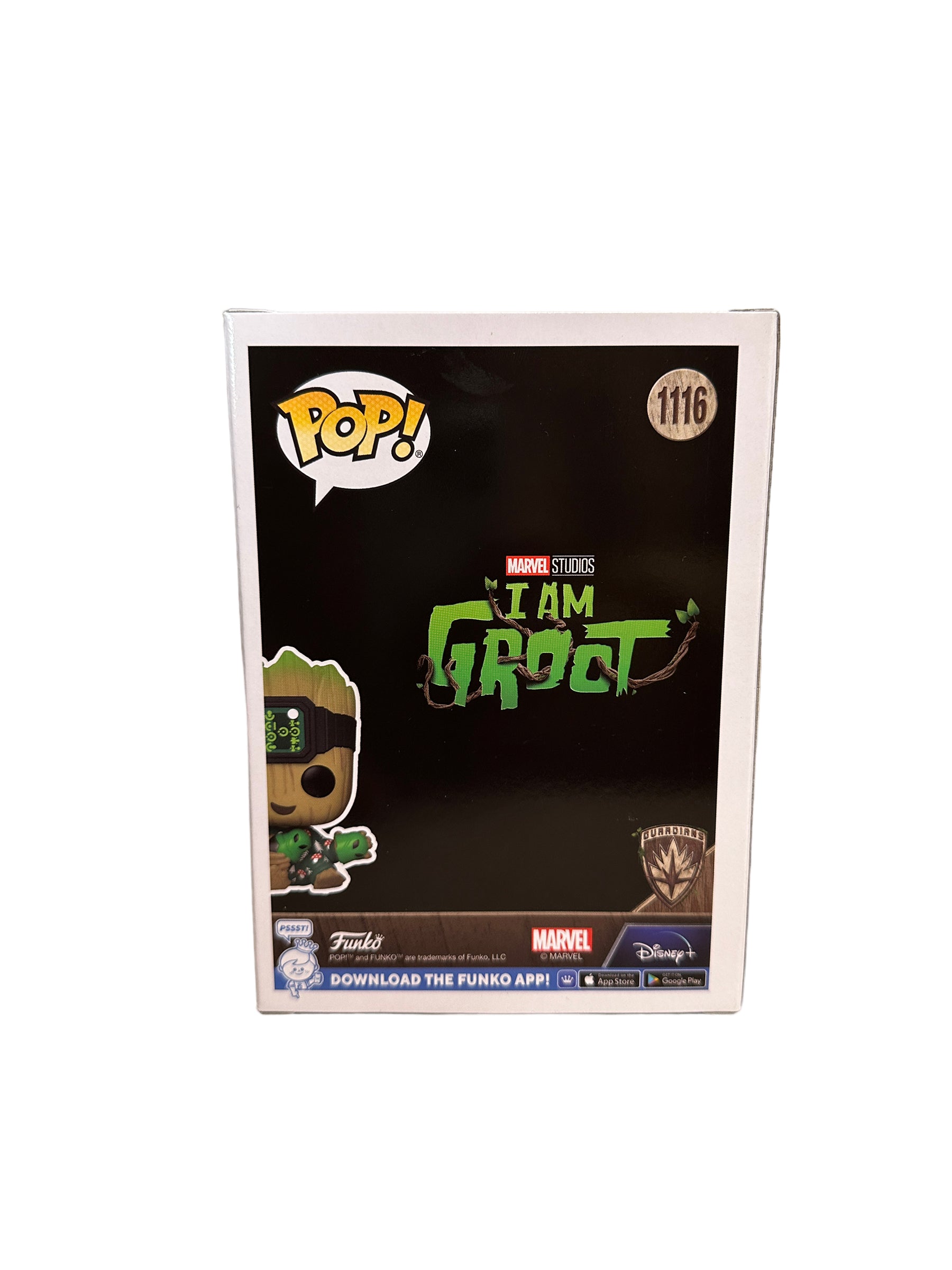 Groot #1116 (w/ Light) Funko Pop! - I Am Groot - NYCC 2022 Official Convention Exclusive - Condition 9.5/10