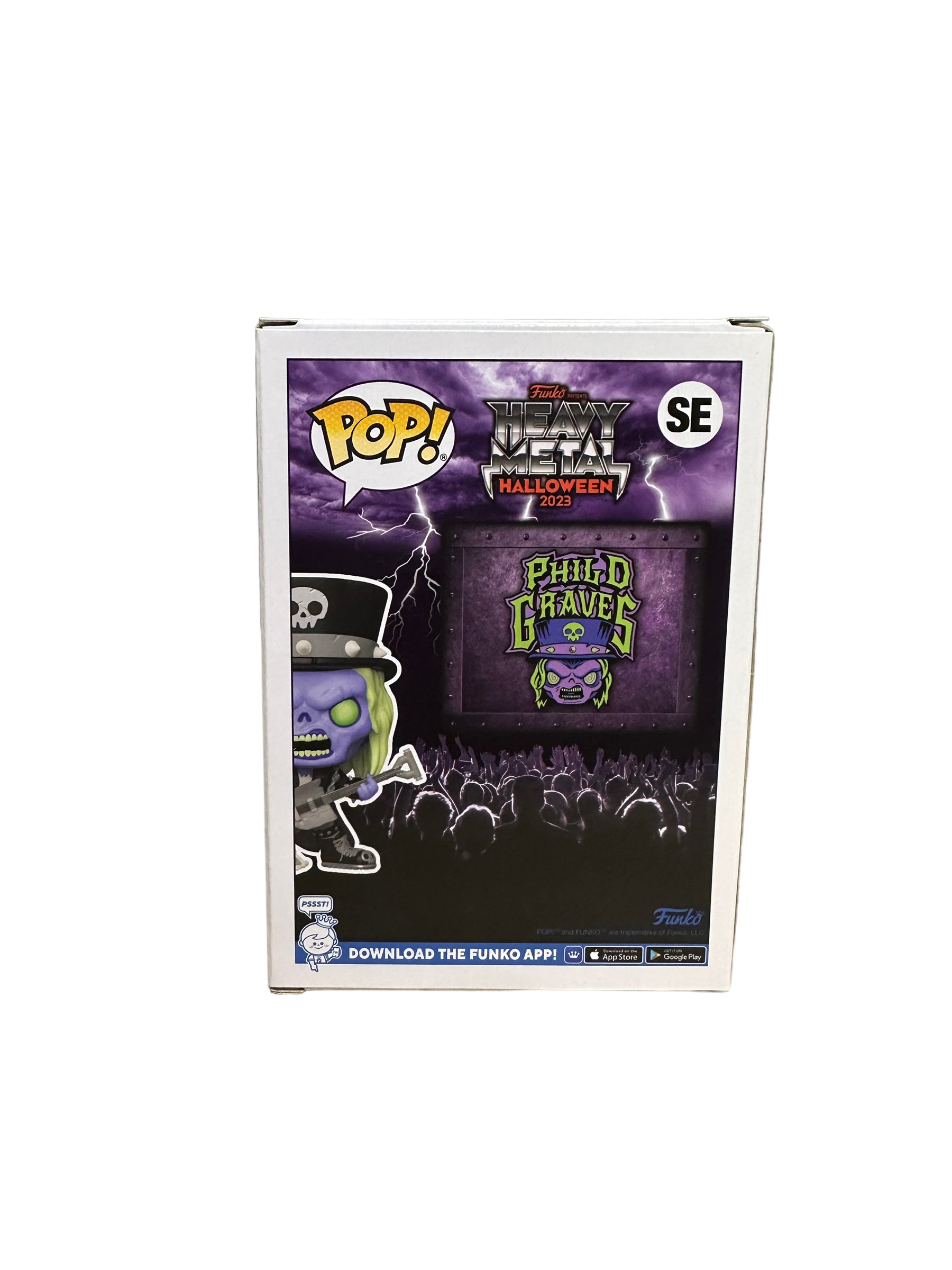Phil D. Graves Funko Pop! - Heavy Metal Halloween 2023 Exclusive LE6000 Pcs - Condition 9/10