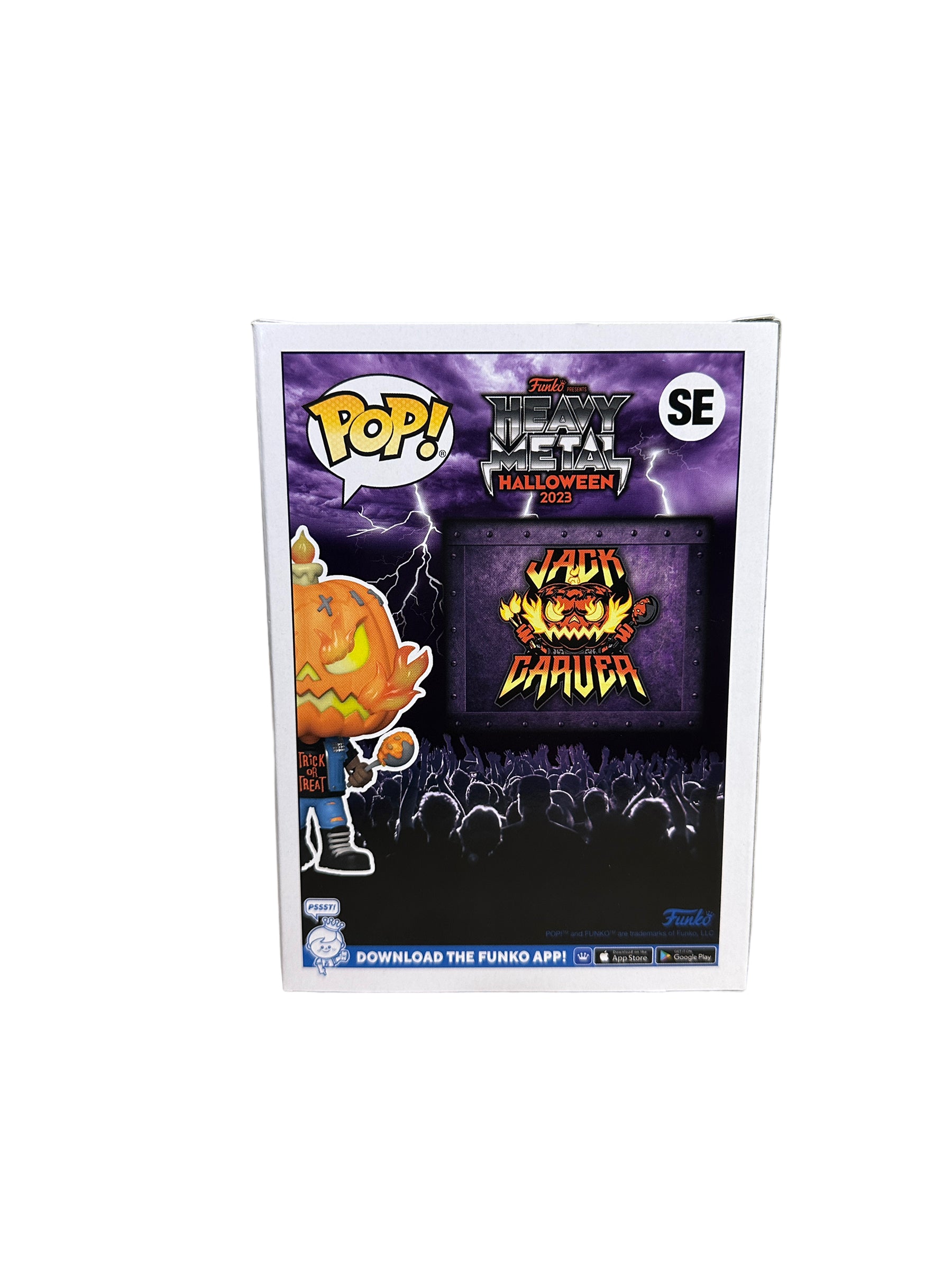 Jack Carver Funko Pop! - Heavy Metal Halloween 2023 Exclusive LE6000 Pcs - Condition 7.5/10