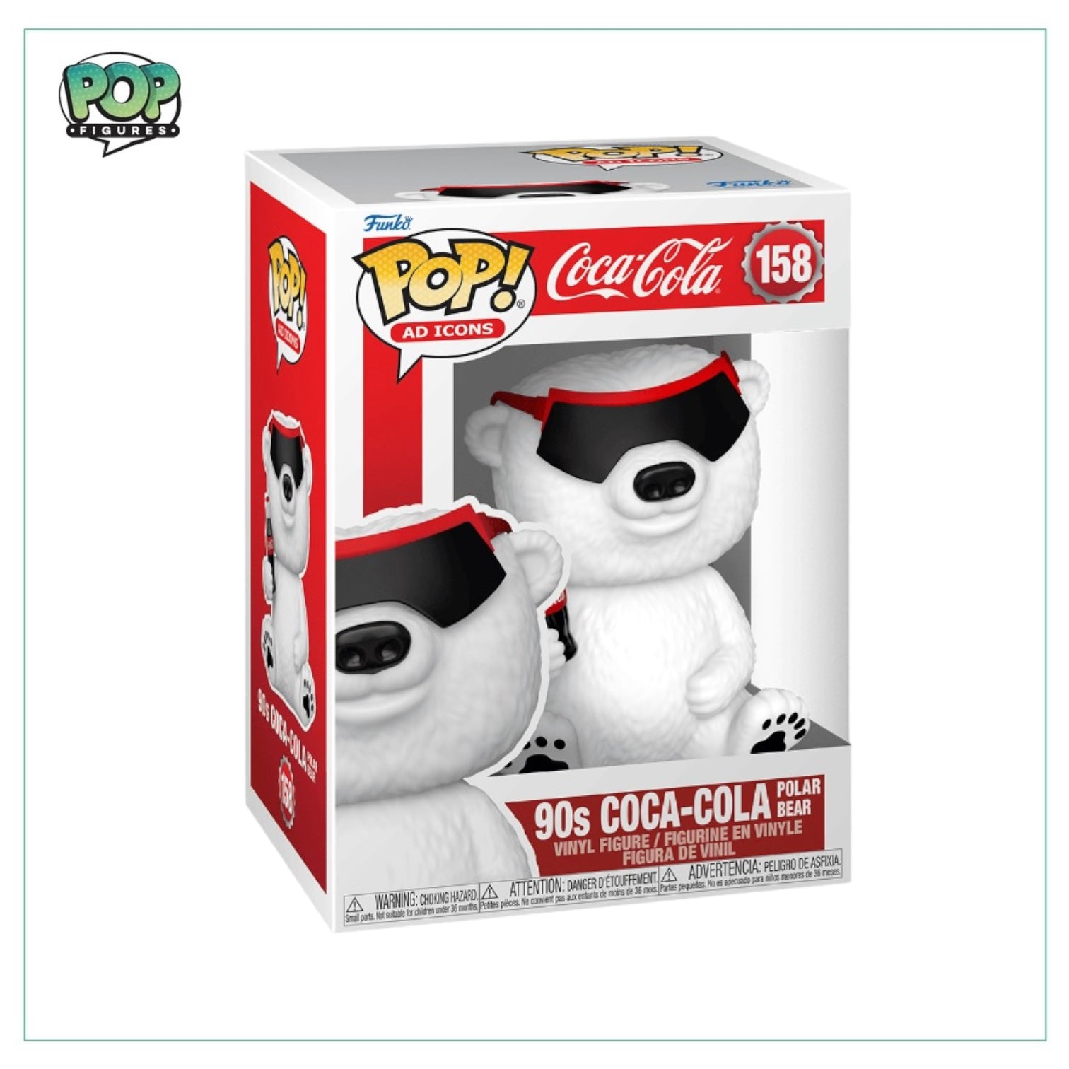 90's Coca-Cola Polar Bear #158 Funko Pop! - Coca- Cola