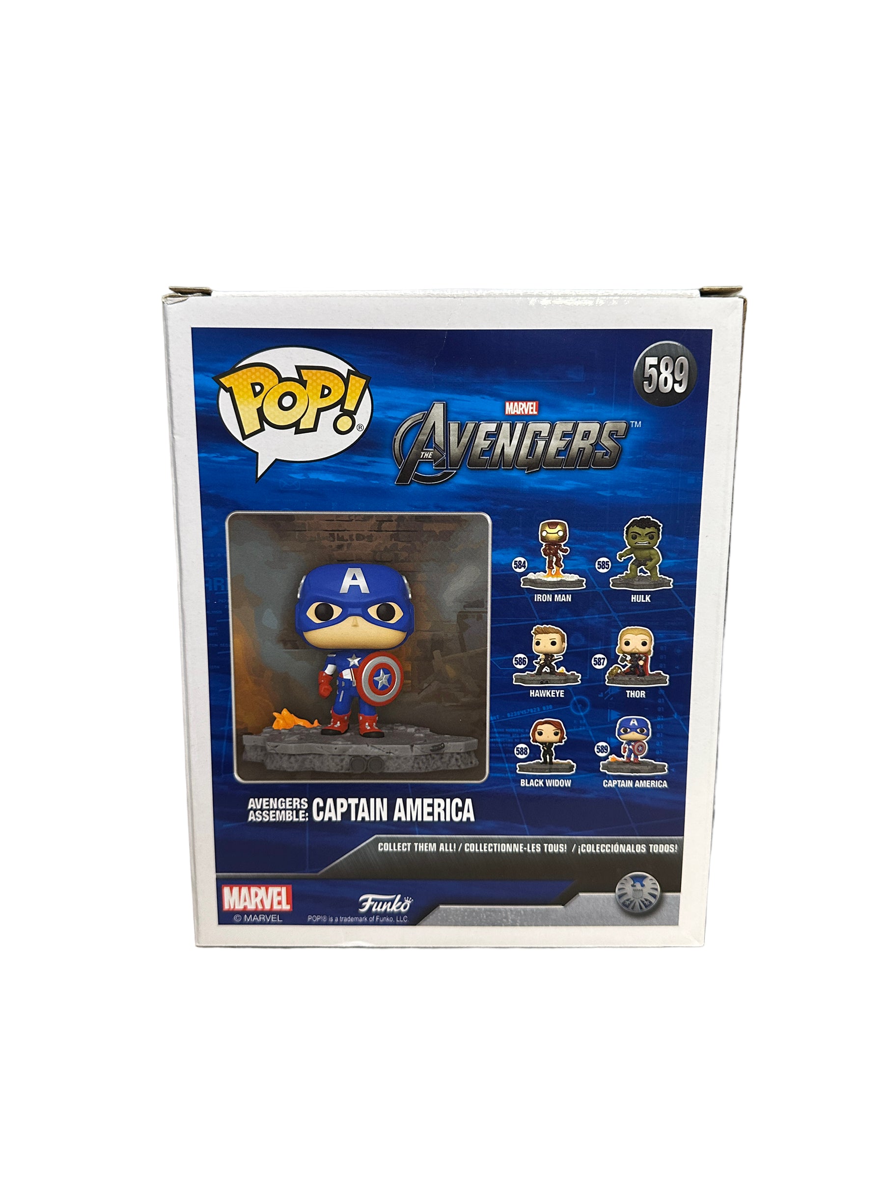 Avengers Assemble: Captain America #589 Deluxe Funko Pop! - The Avengers - Special Edition - Condition 8/10
