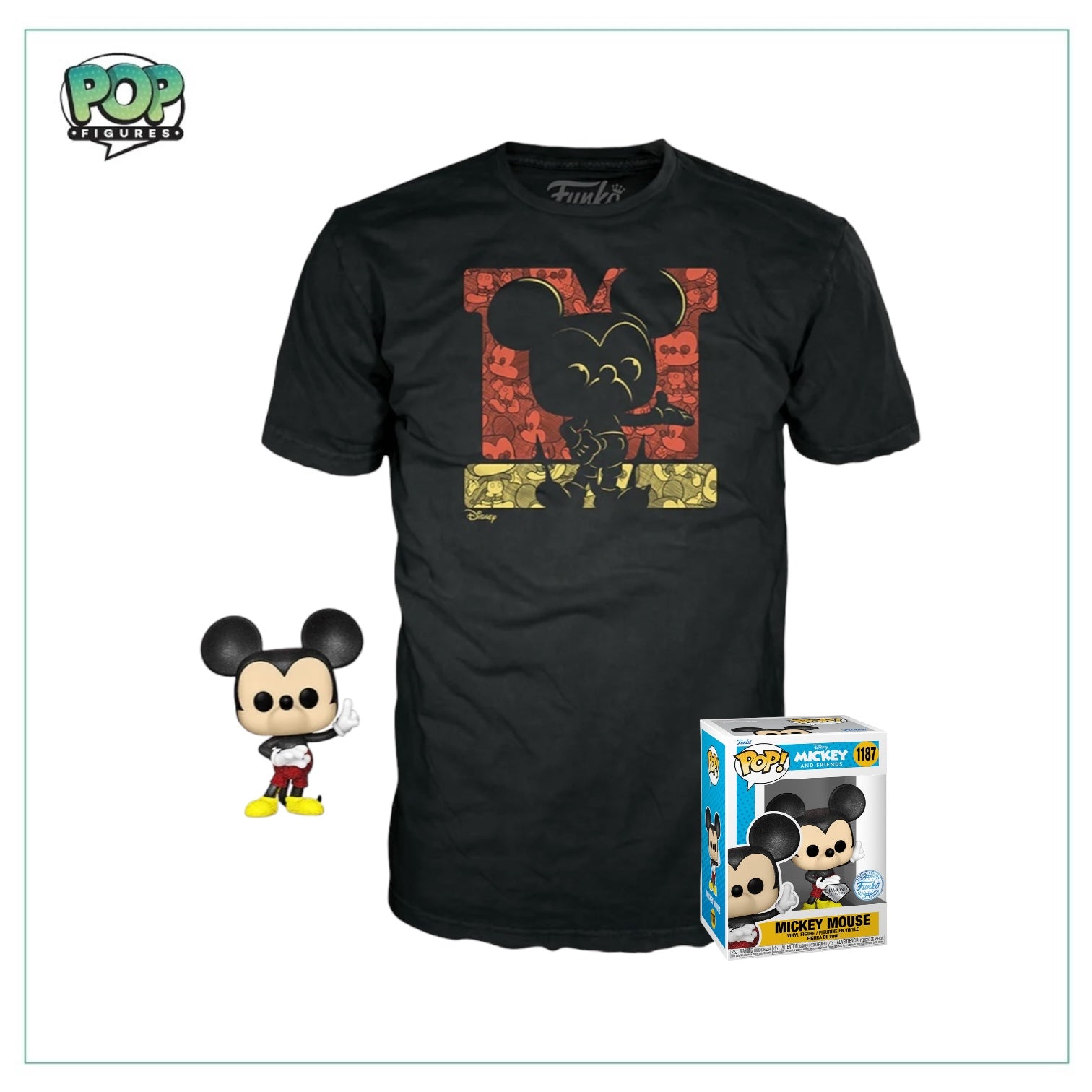 POP & Tee! - Mickey Mouse (Diamond Collection) - Disney