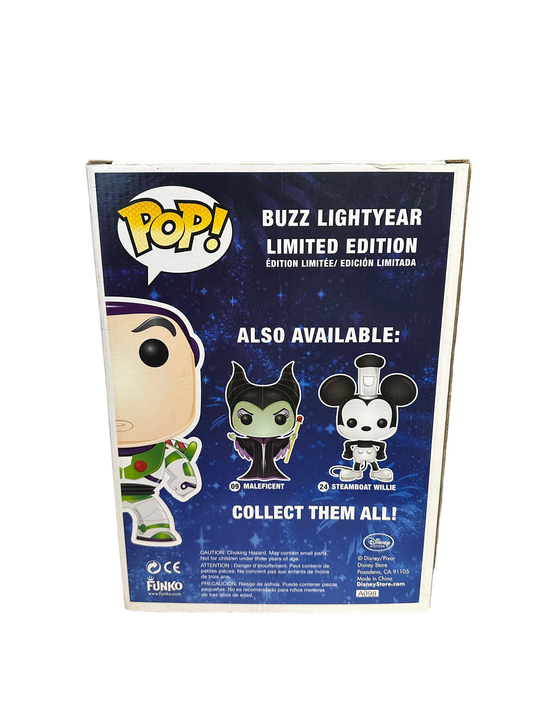Buzz Lightyear #02 (Metallic) 9" Funko Pop! - Disney - SDCC Disney Store 2011 Exclusive LE360 Pcs - Condition 8/10
