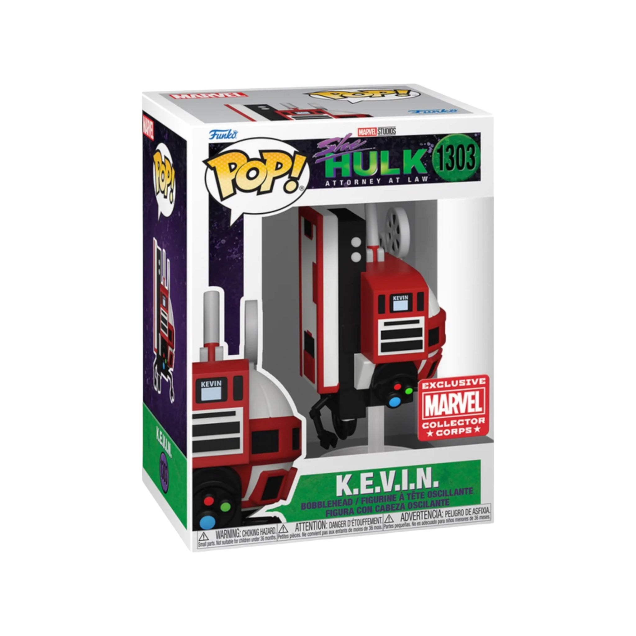 K.E.V.I.N #1303 Funko Pop! - She-Hulk: Attorney at Law - Marvel Collector Corps Exclusive