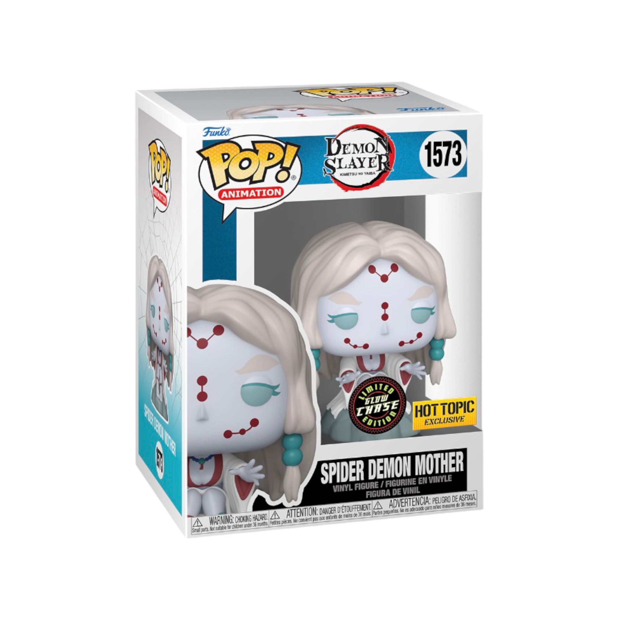 Spider Demon Mother #1573 (Glow Chase) Funko Pop! - Demon Slayer - Hot Topic Exclusive