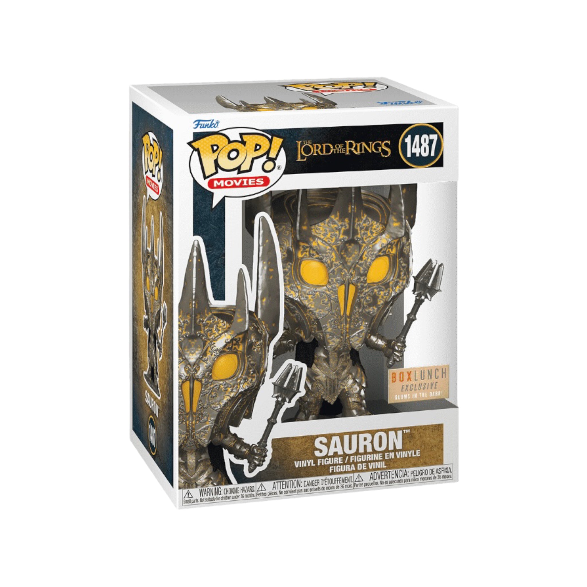 Sauron #1487 (Glows in the Dark) Funko Pop! - The Lord of The Rings - BoxLunch Exclusive