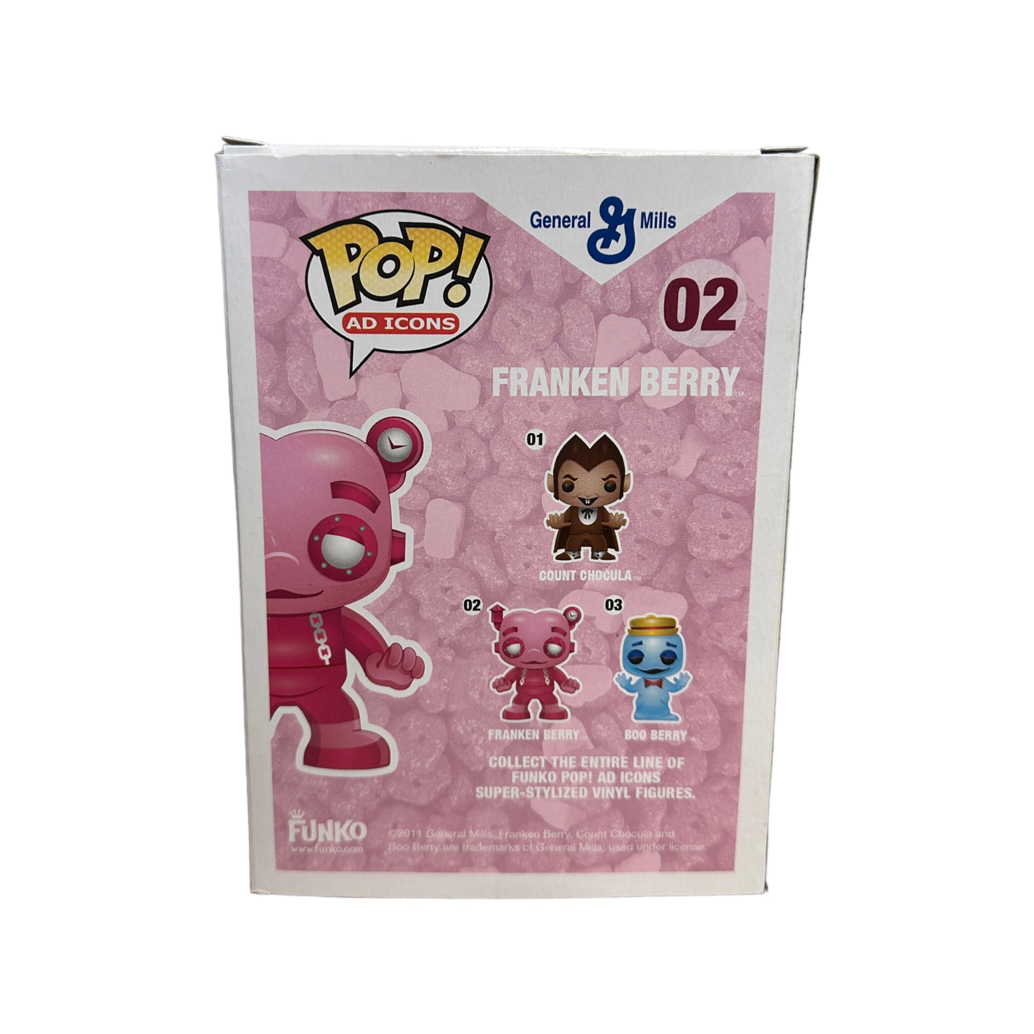 Franken Berry #04 (Metallic) Funko Pop! - Ad Icons - SDCC 2011 Exclusive LE480 Pcs - Condition 7.5/10