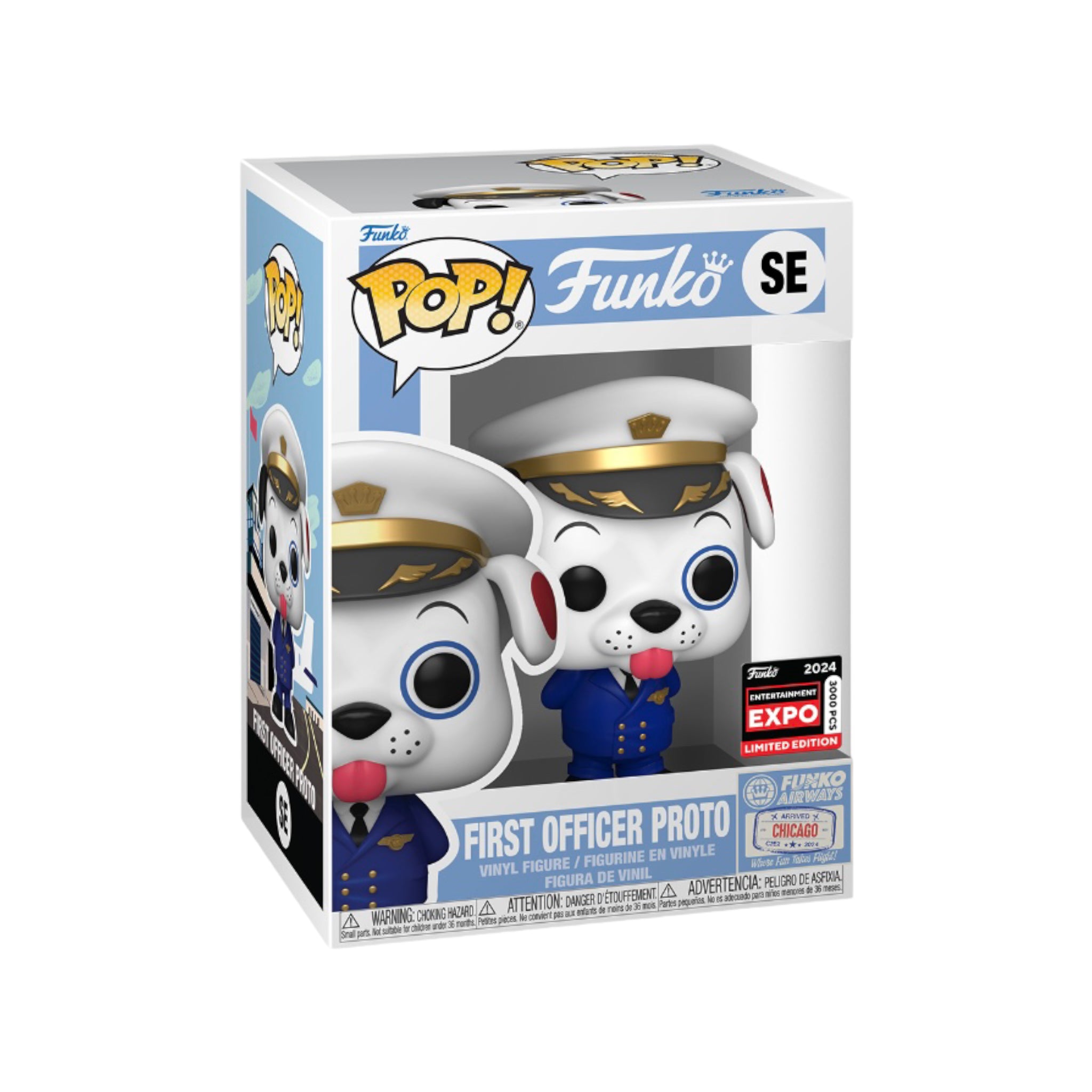 First Officer Proto Funko Pop! - Funko Airways - C2E2 2024 Shared Exclusive LE3000 Pcs