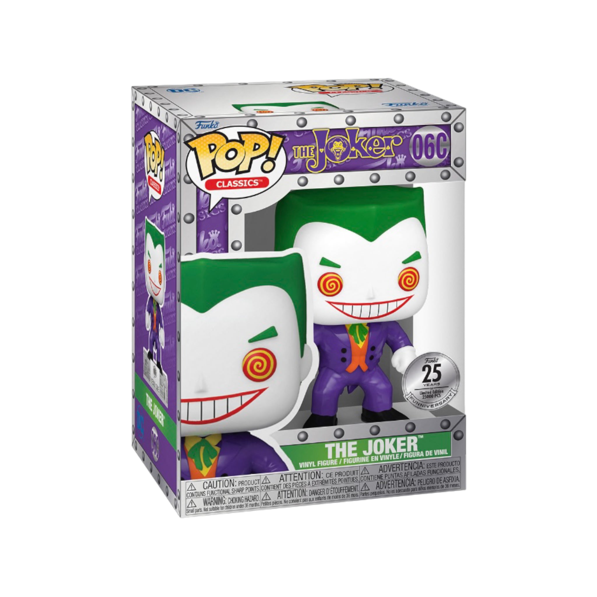 The Joker 25th Anniversary Funko Pop Classics! - Funko Shop Exclusive LE25000 Pcs - Sealed