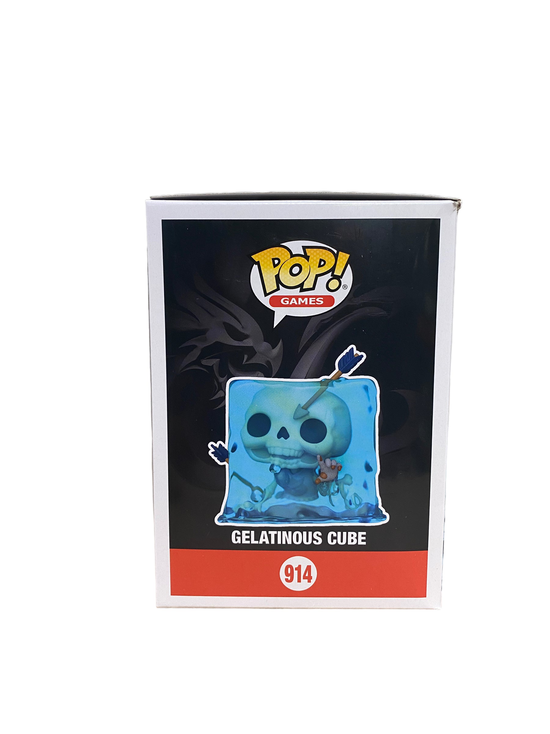 Gelatinous Cube #914 (Blue Glows in the Dark) Funko Pop! - Dungeons & Dragons - Wondercon 2023 Show Only Exclusive - Condition 8.5/10