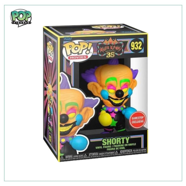 Shorty #932 (Blacklight) Funko Pop! - Killer Klowns from Outer Space 35 - Gamestop Exclusive