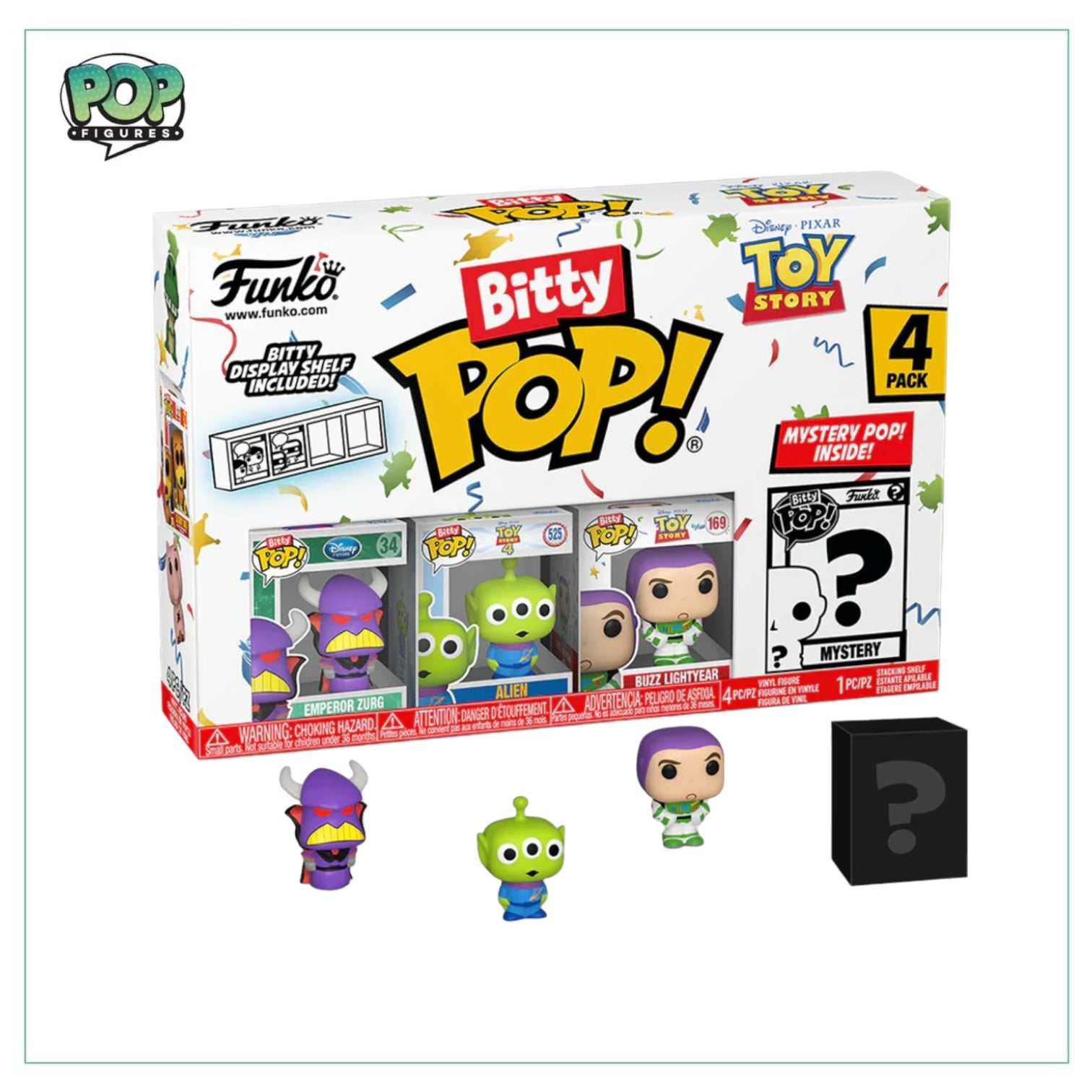 Emperor Zurg 4 pack Bitty POP! - Toy Story - Chance of Chase